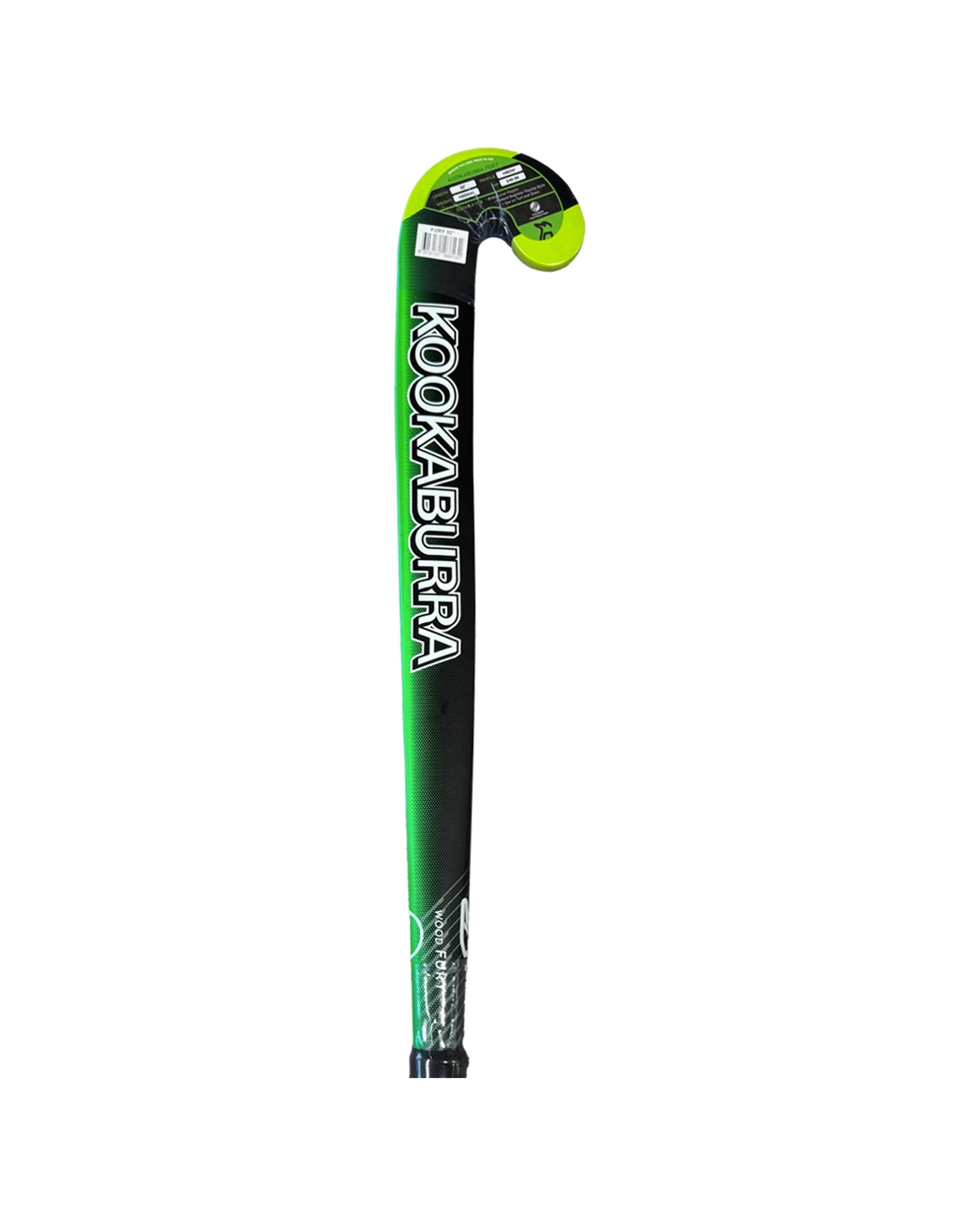 2 Kookaburra Fury Wood Field Hockey Stick Medium Weight Medium Bow 32L - Multi, 2 of 2