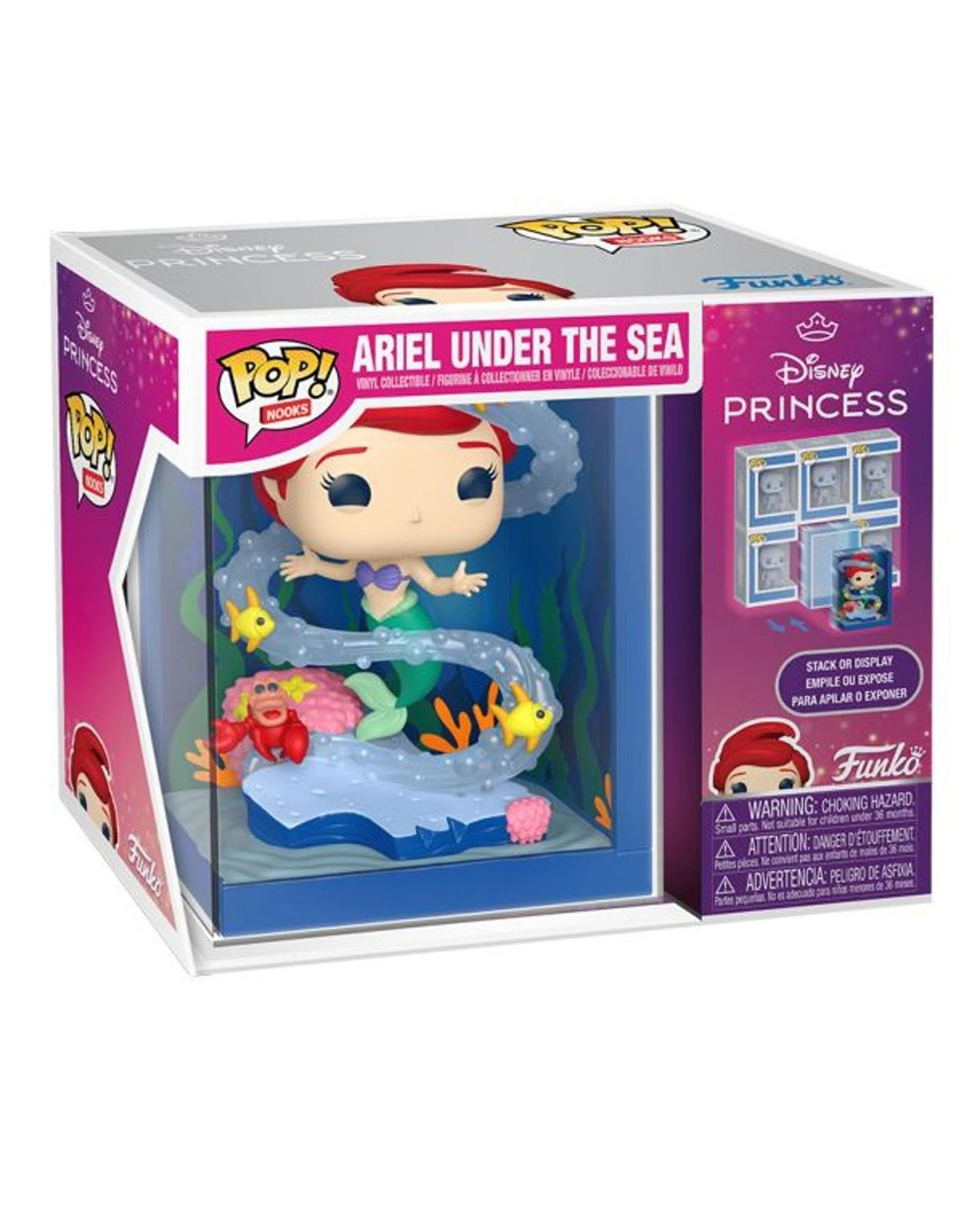 3 Disney Little Mermaid - 1989 -  Ariel Under the Sea POP! Nook Funko POP! Vinyl, 3 of 3