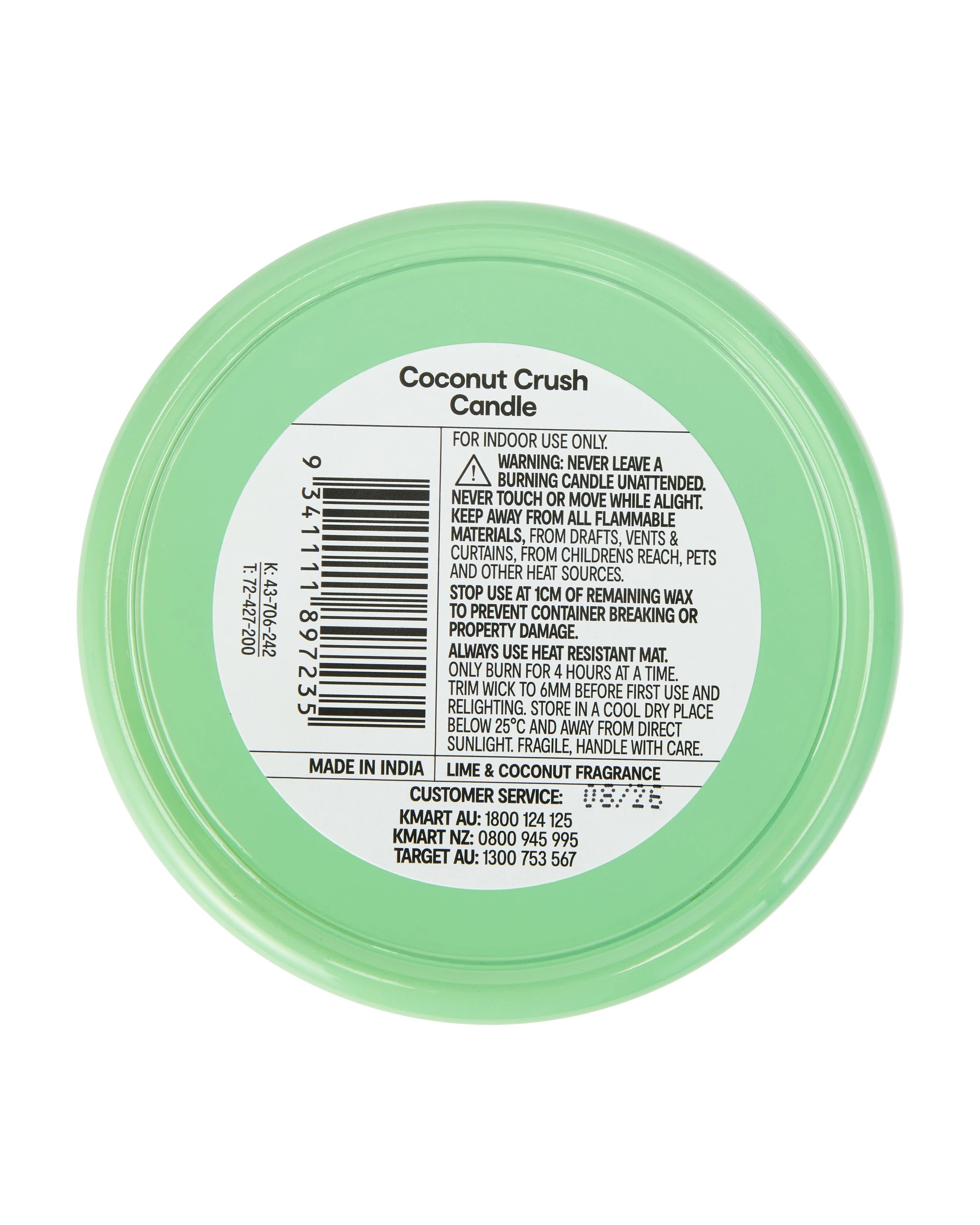 6 Coconut Crush Fragrant Candle, 6 of 6