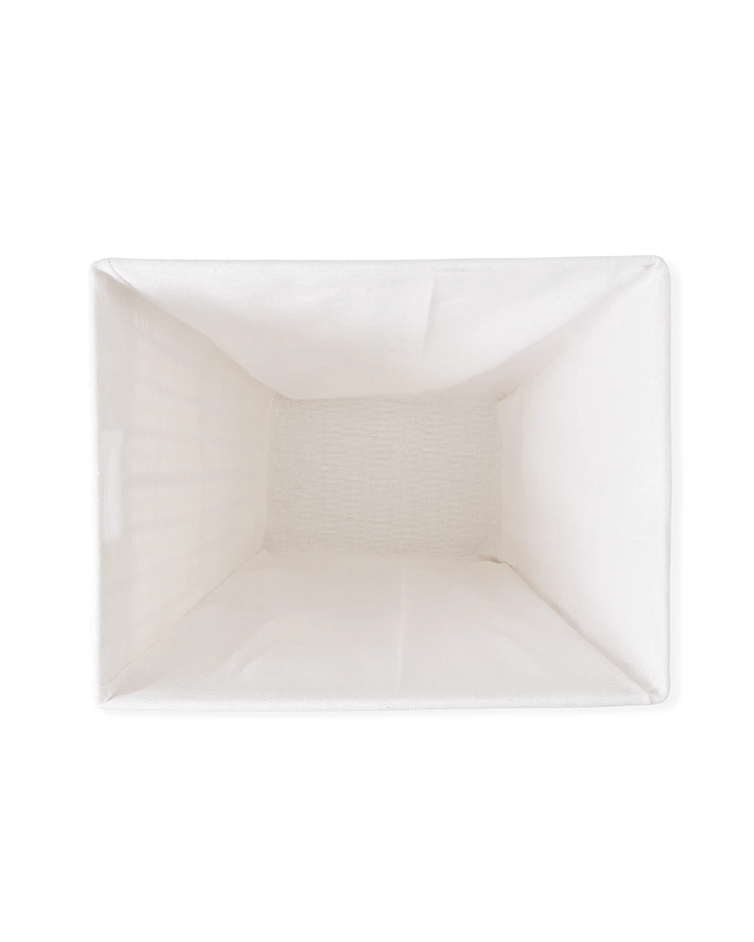 7 Rattan Look Hamper with Liner - White, 7 of 7