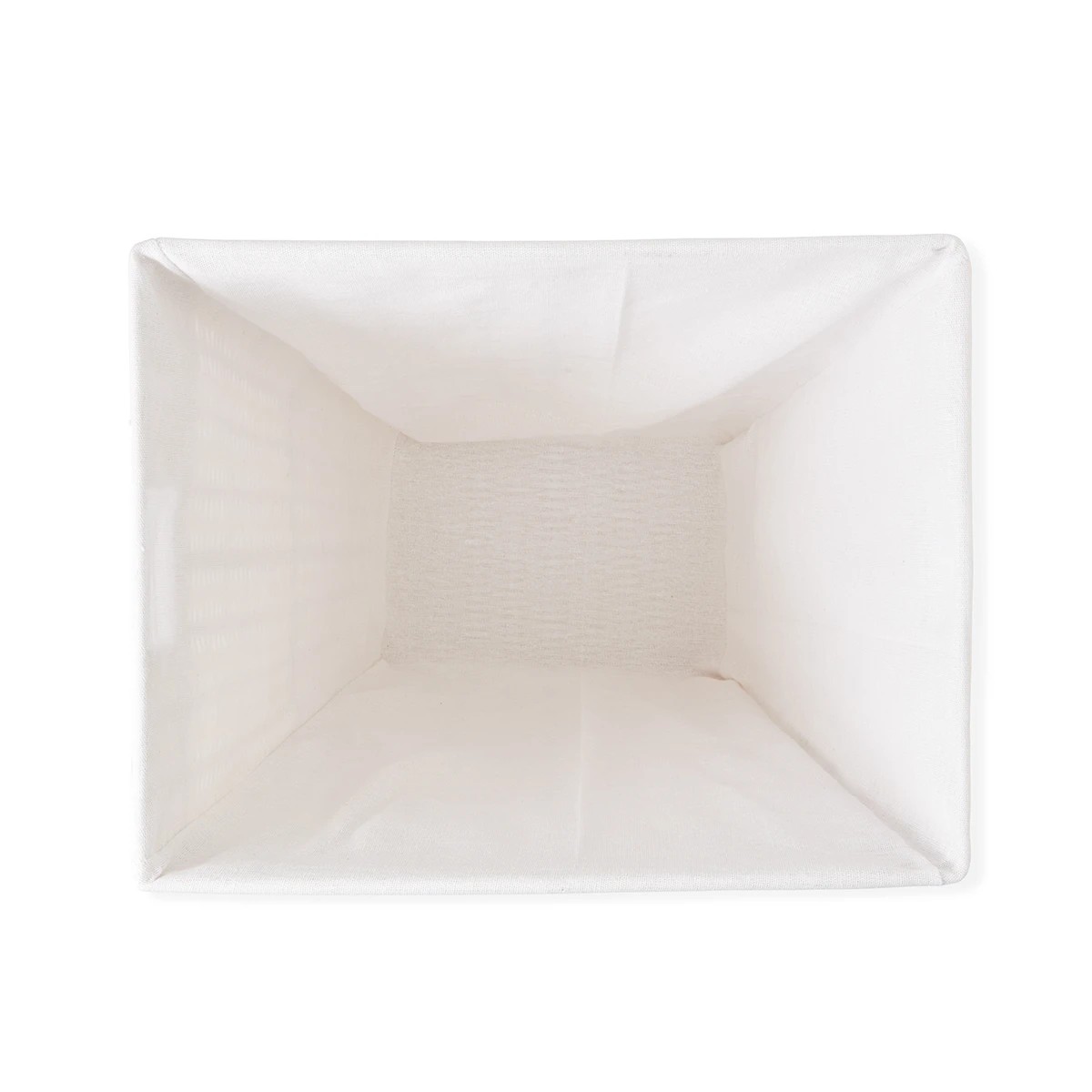 7 Rattan Look Hamper with Liner - White, 7 of 7