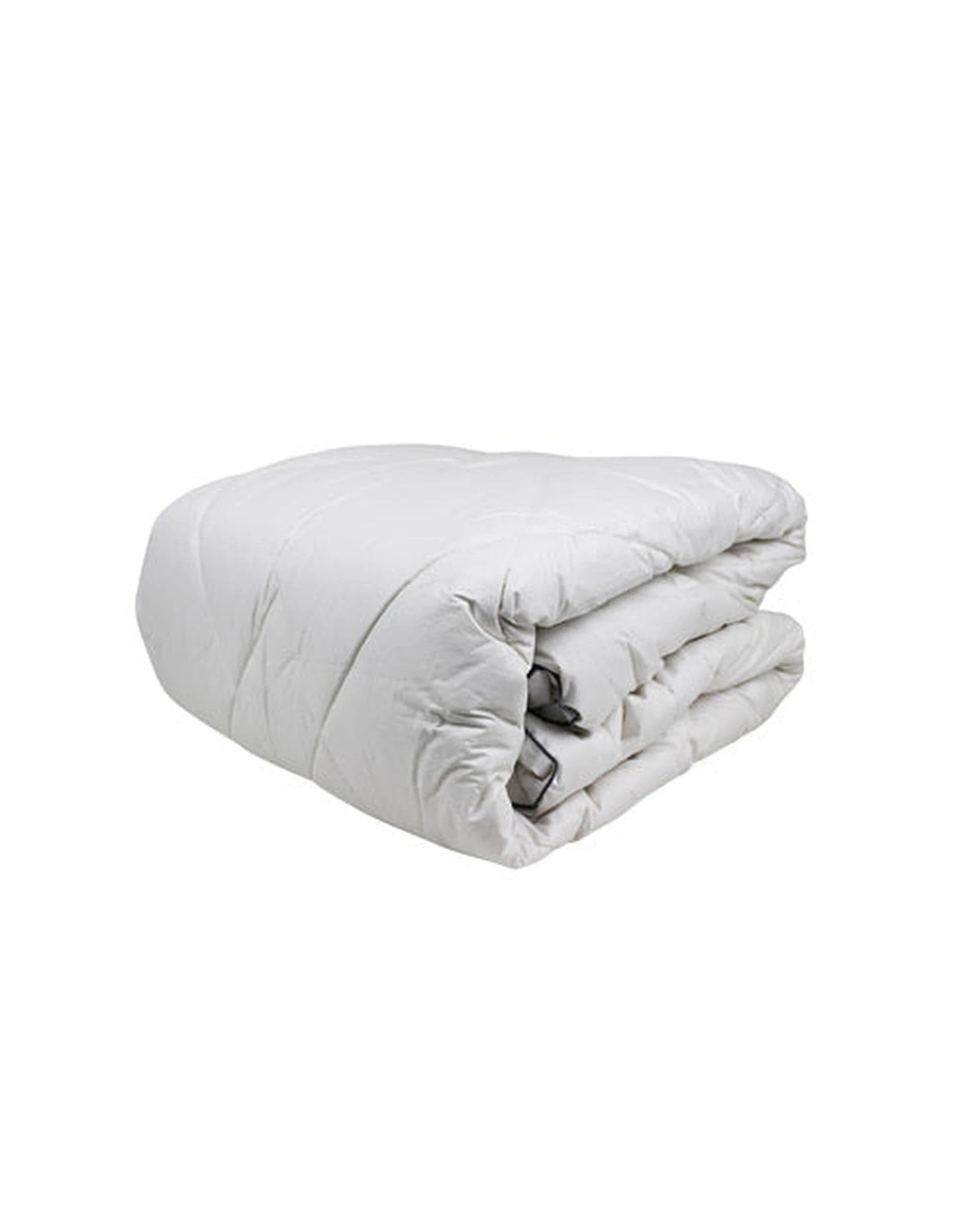 1 Bas Phillips Washable Wool Quilt 500Gsm - Queen Bed - White, 1 of 6