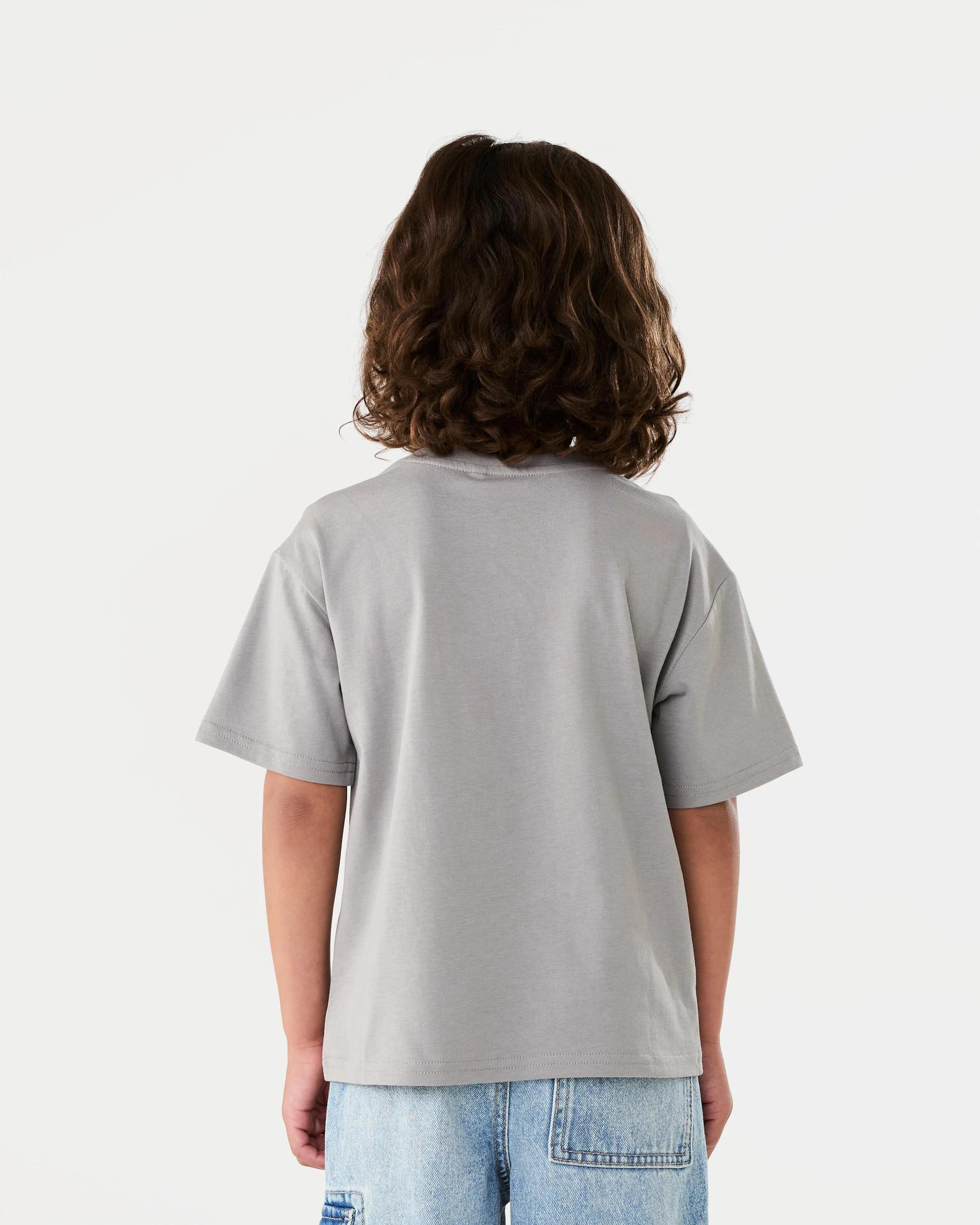 2 Chest Print T-shirt Gry Truck, 2 of 7