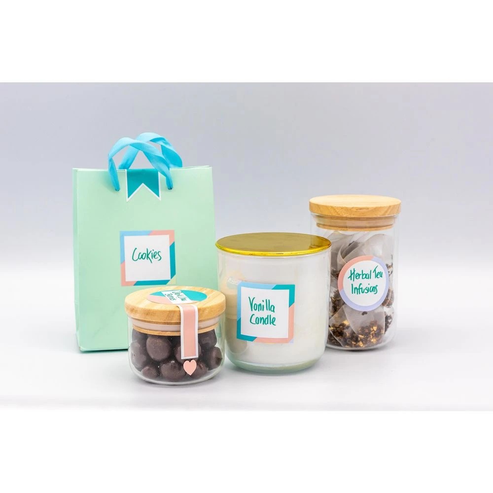 4 Avery 10UP Multi Use Kitchen Labels Pastels 4 Sheets, 4 of 5