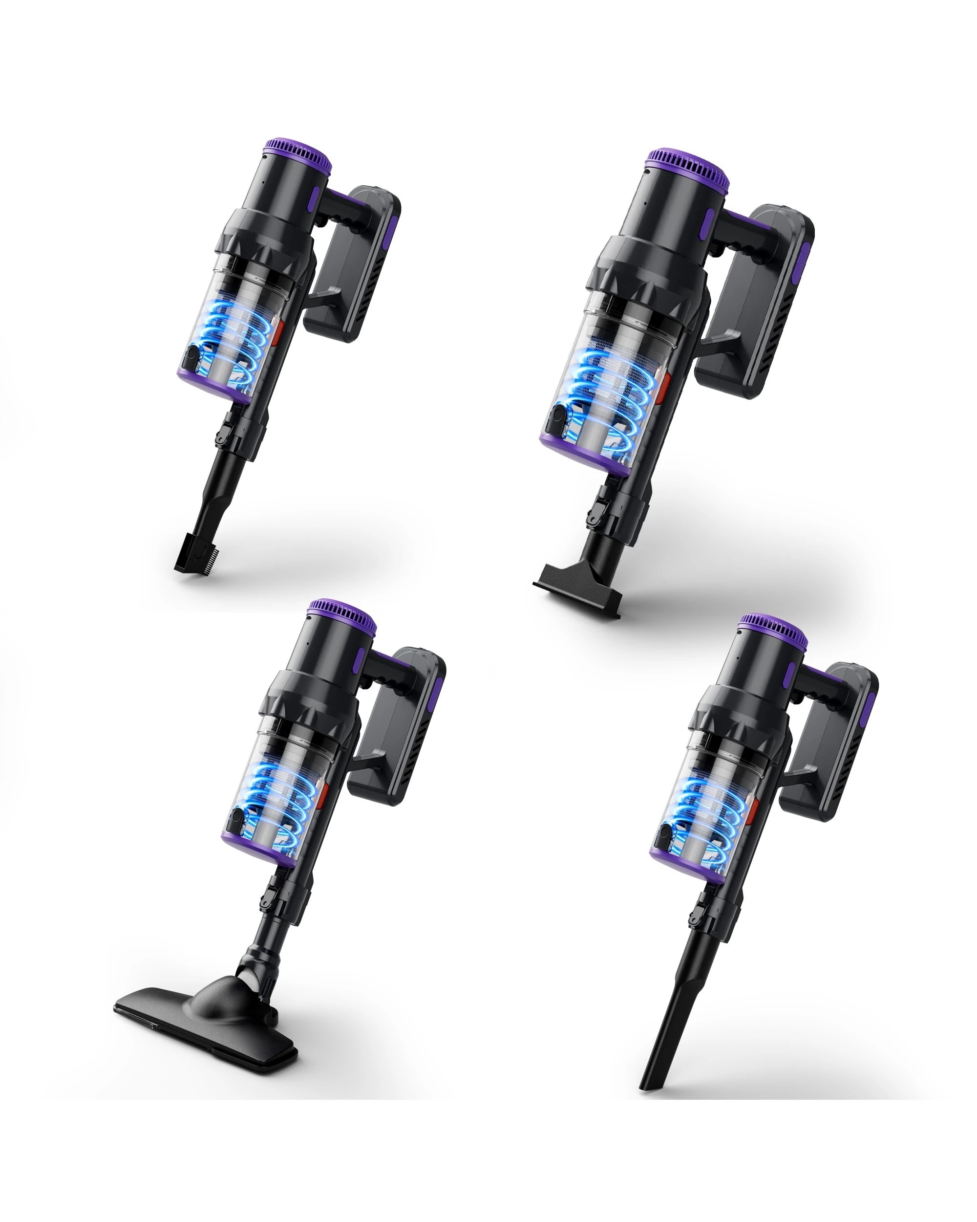 5 Advwin 20Kpa Vacuum Cleaner Lightweight Stick Vacuum with Wall Mount 0.9L Dust Cup 5M Cord - Purple, 5 of 7