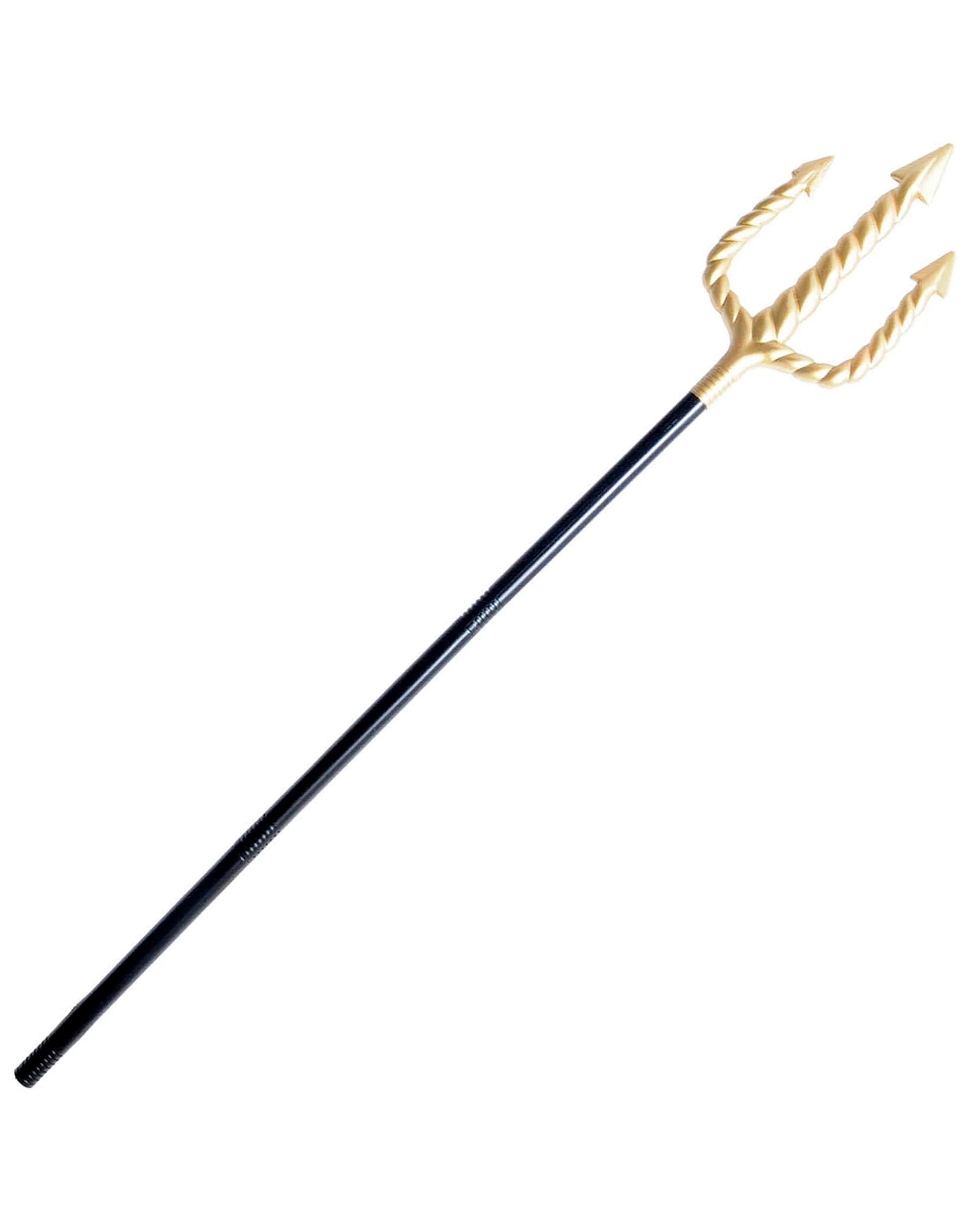 1 Partyrama Gold Spiral Trident - Gold, Black, 1 of 5