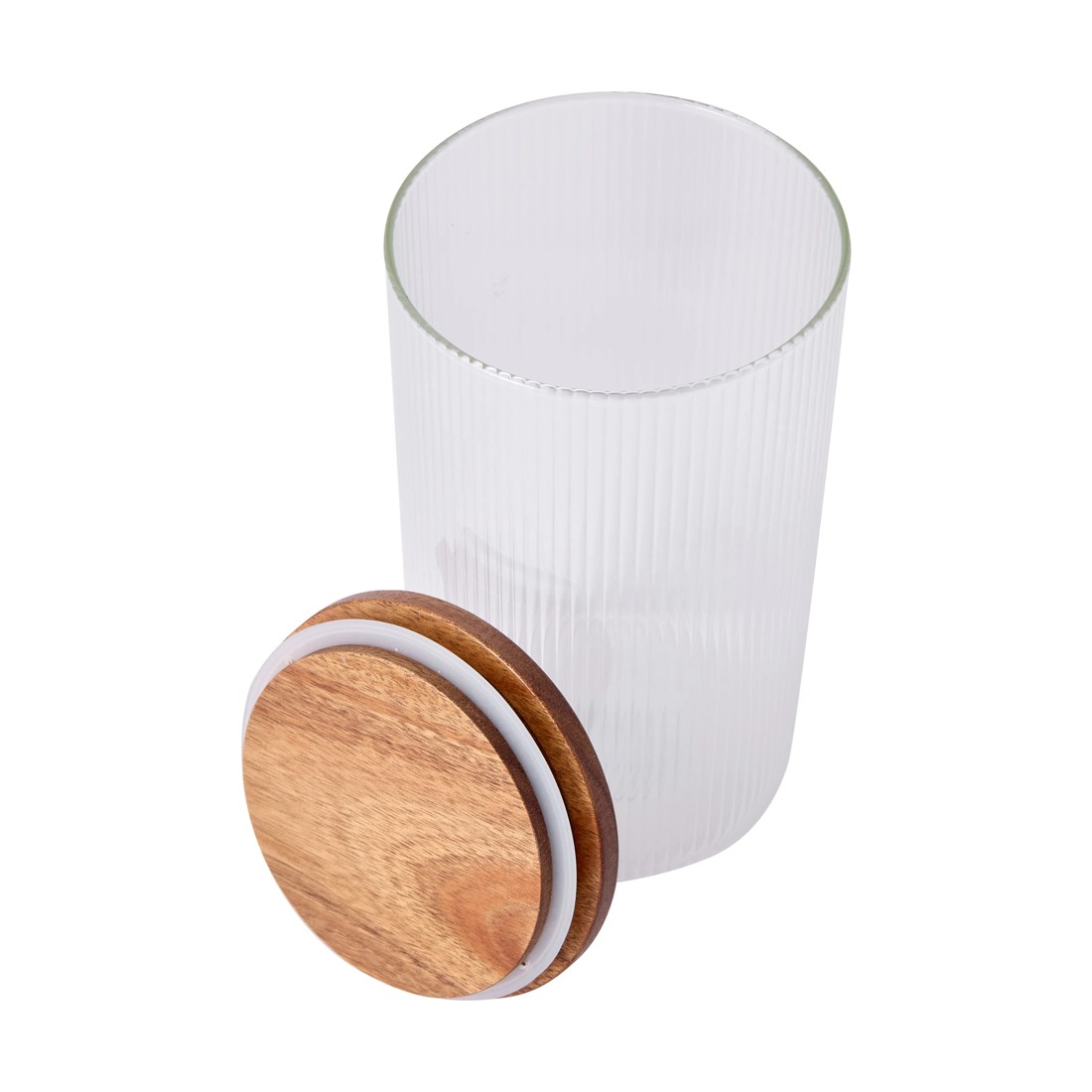 3 Large Linear Glass Canister, 3 of 6