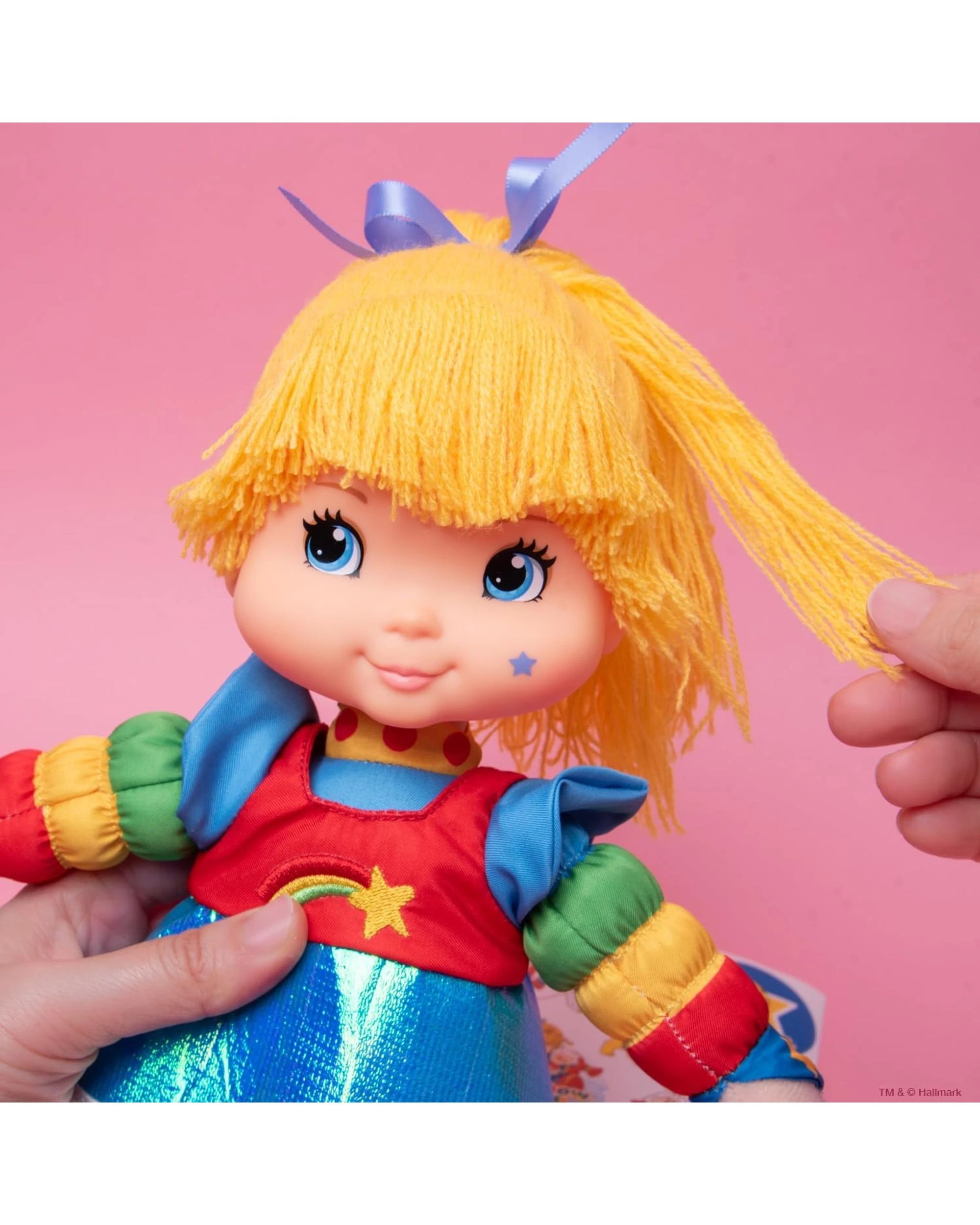 4 Rainbow Brite Rainbow Brite Threaded Hair 12 inch Plush Doll, 4 of 6