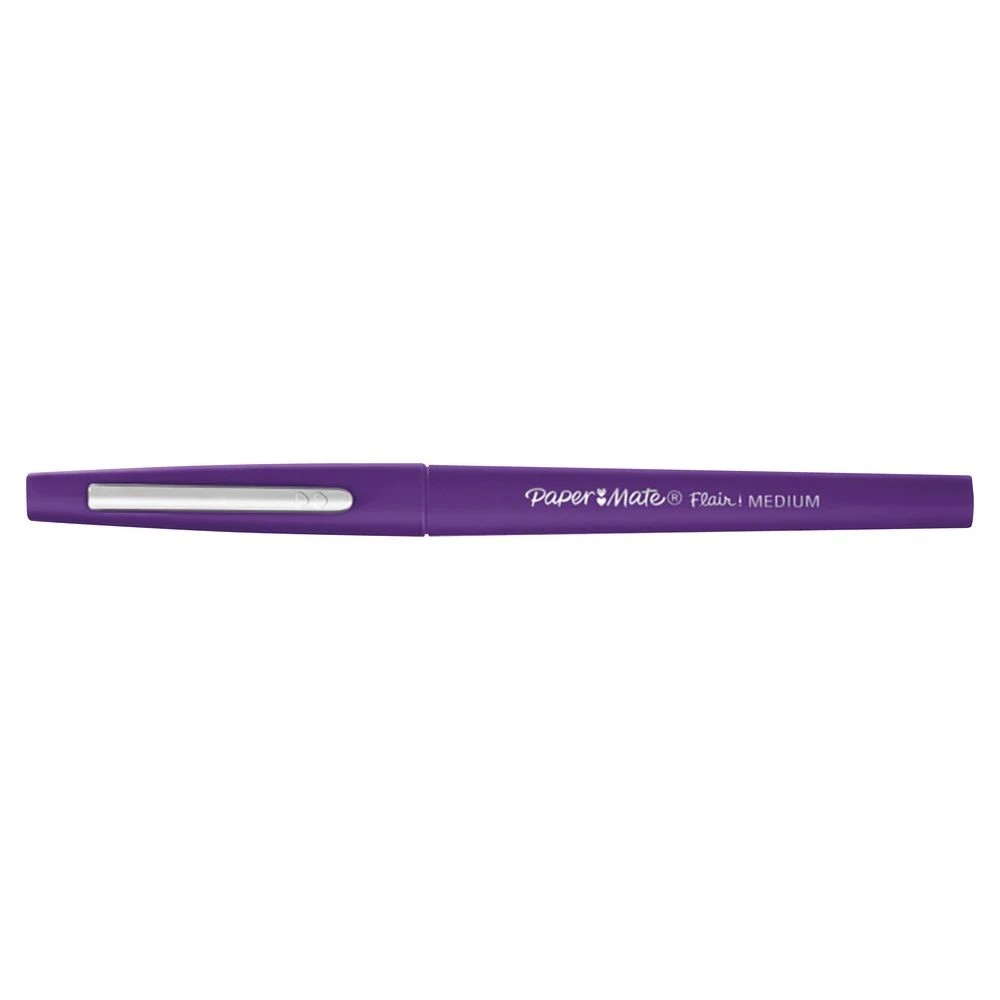 2 Paper Mate Flair Felt Medium Fineliner Purple, 2 of 2