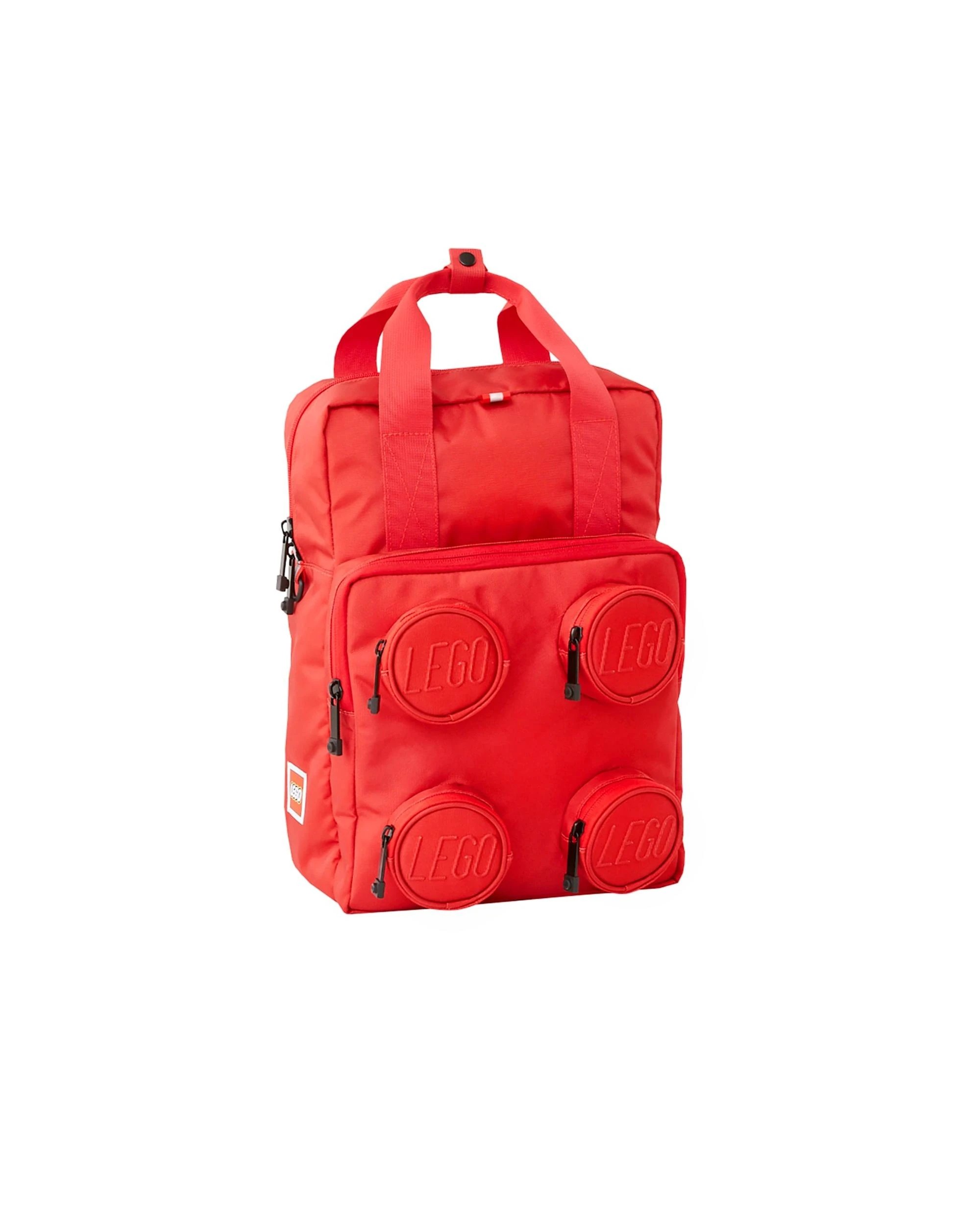 1 LEGO Brick 2x2 Bright Red Backpack, 1 of 7