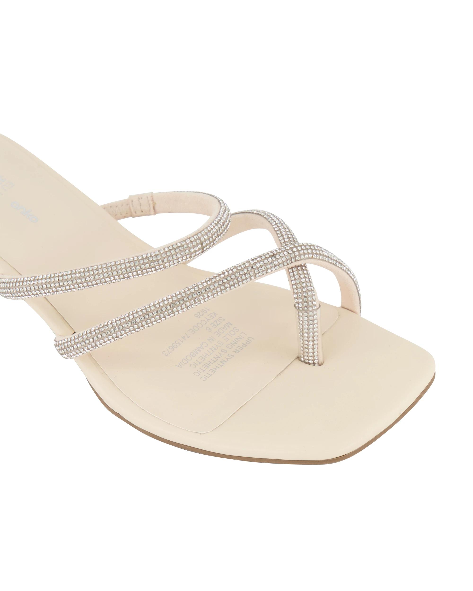 5 Dress Strappy Wedges Nude, 5 of 5