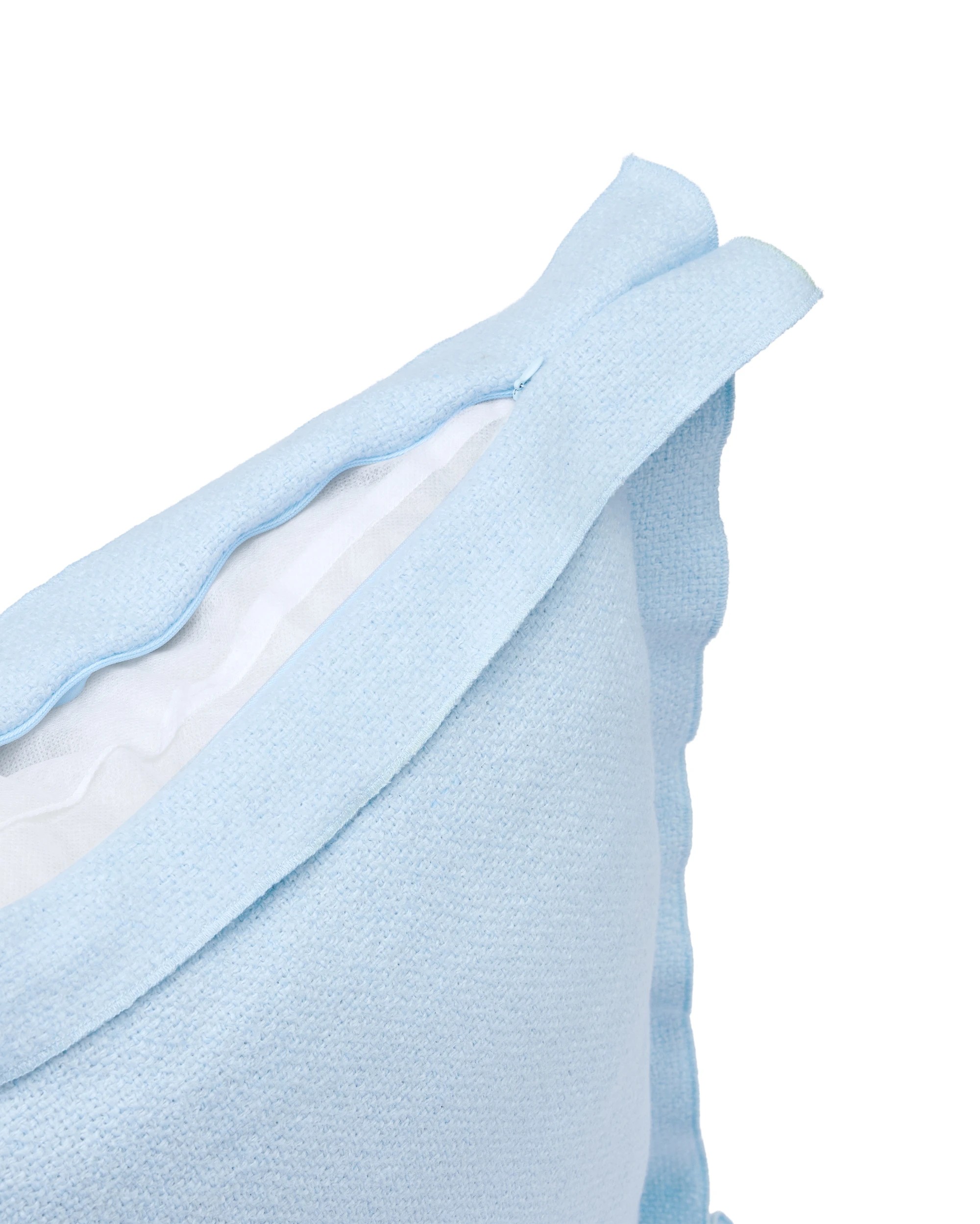 4 60cm Flange Cushion - Blue, 4 of 4