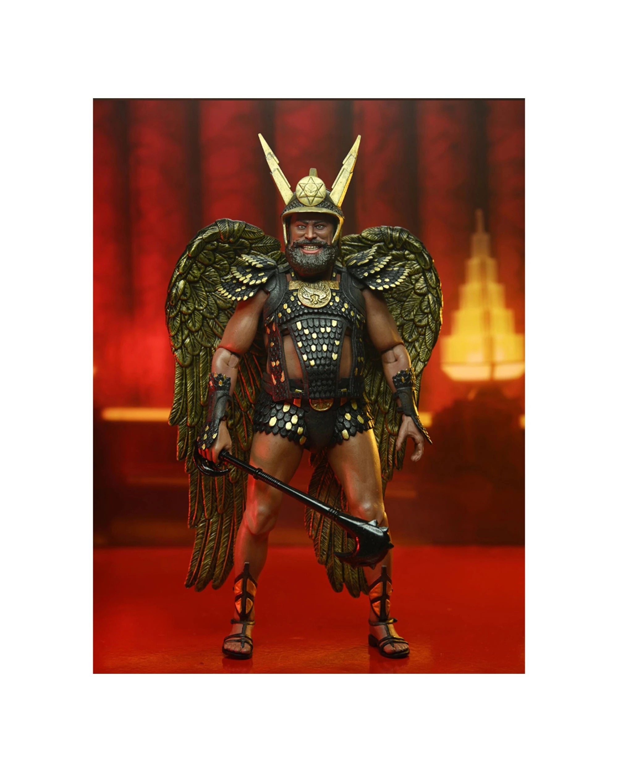 4 NECA Flash Gordon King 1980 Ultimate Vultan Action Figure Toy 7in - Multi, 4 of 4