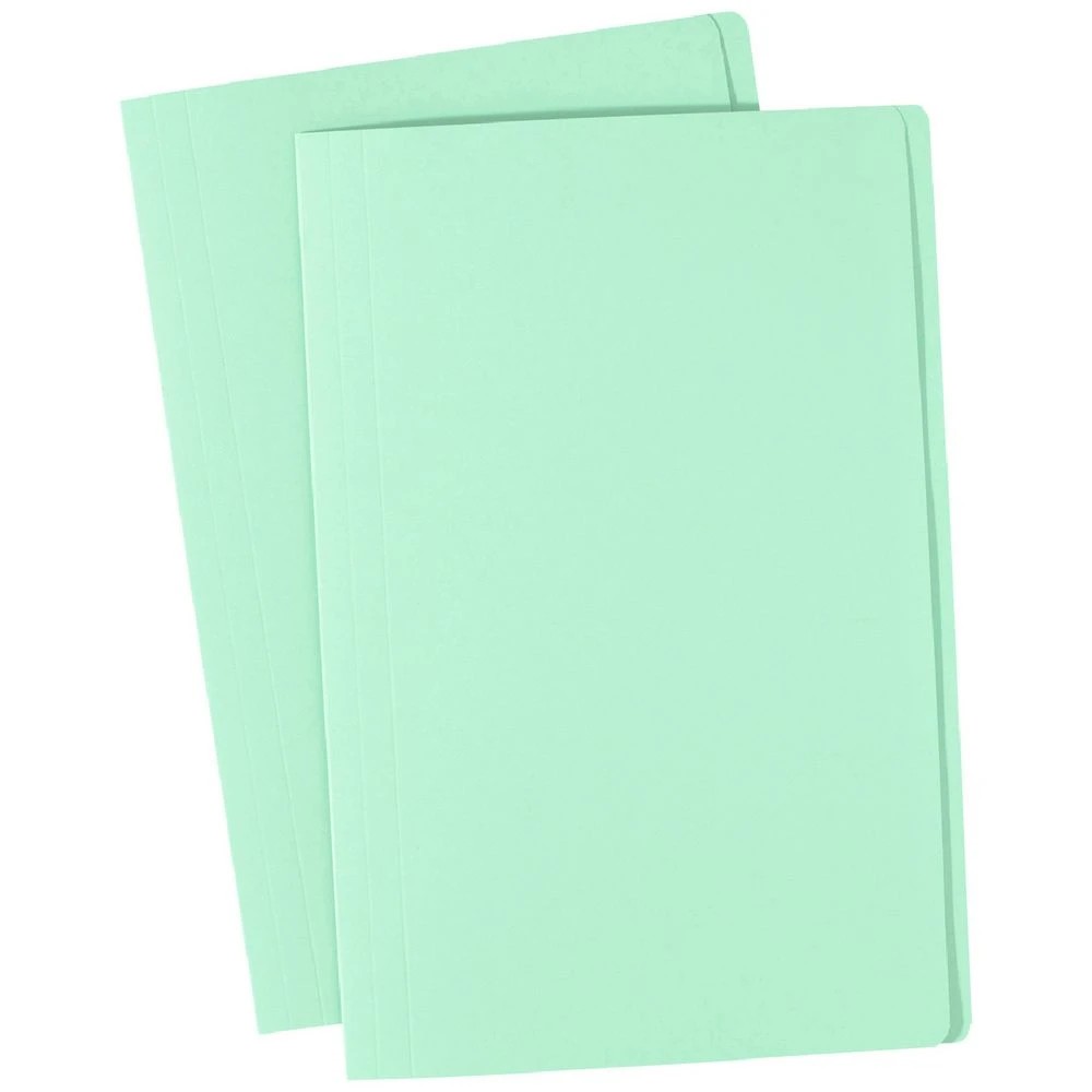1 Avery Foolscap Manila Folder Light Green 100 Pack, 1 of 3