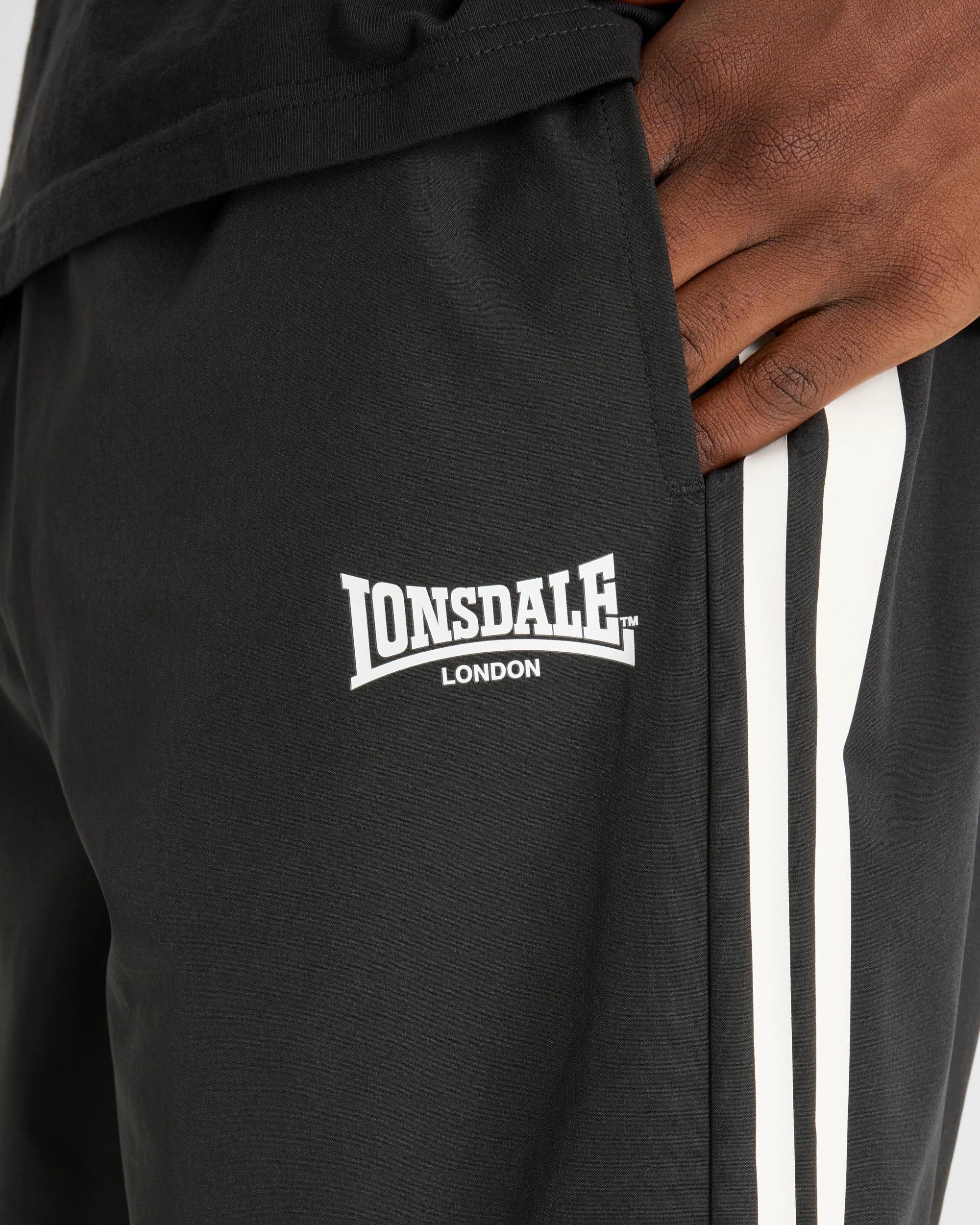 3 Lonsdale London Logo Performance Shorts BLACK, 3 of 5