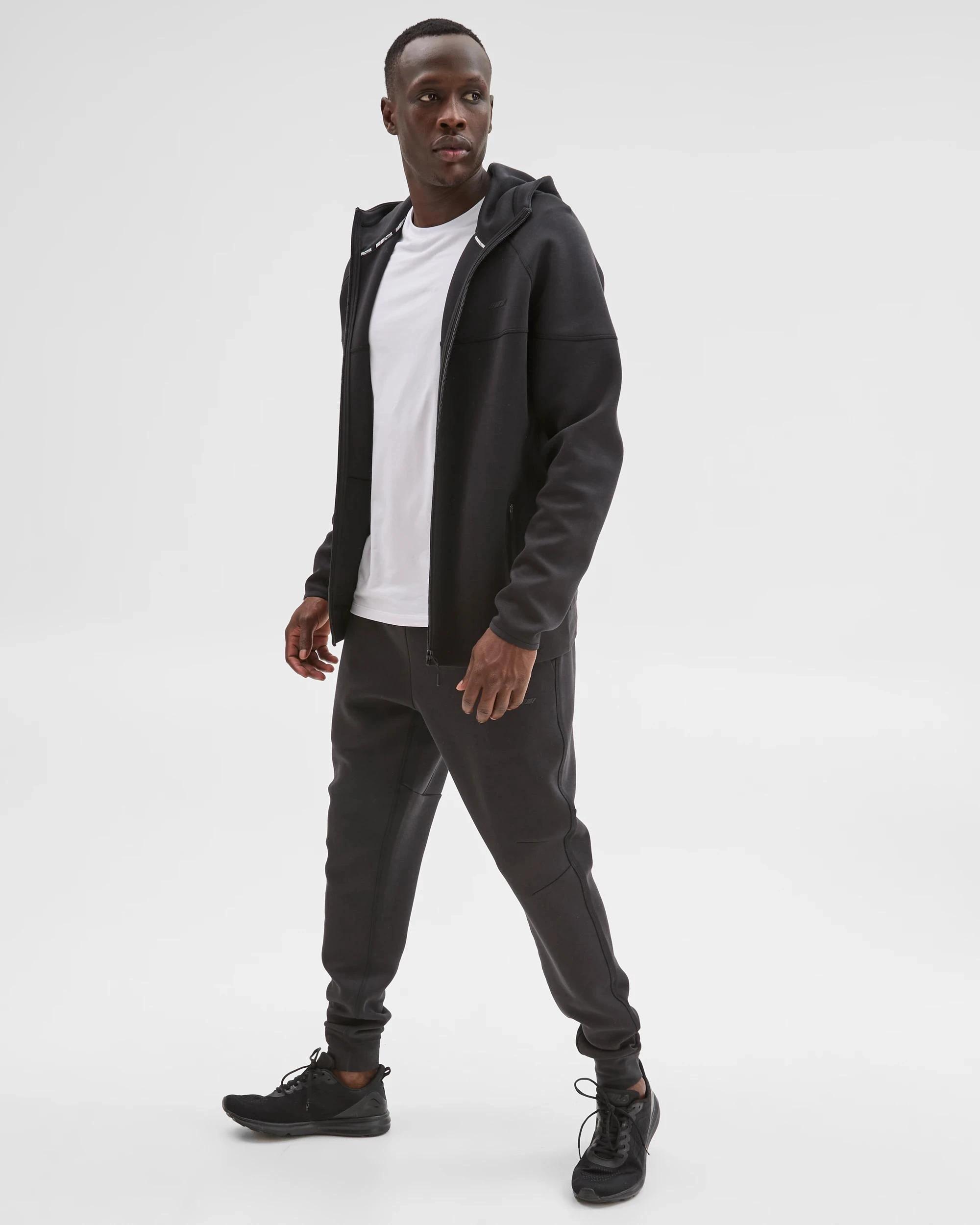 5 Target Active Active Australian Cotton Blend Tech Pullover Hoodie BLACK, 5 of 8