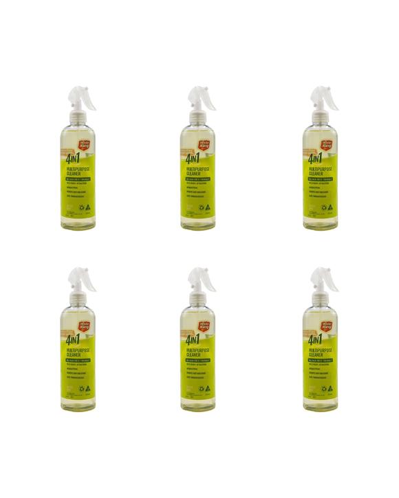 White King 6PK 4In1 Multipurpose Cleaner Spray 500ml Lemon Lime - Multi