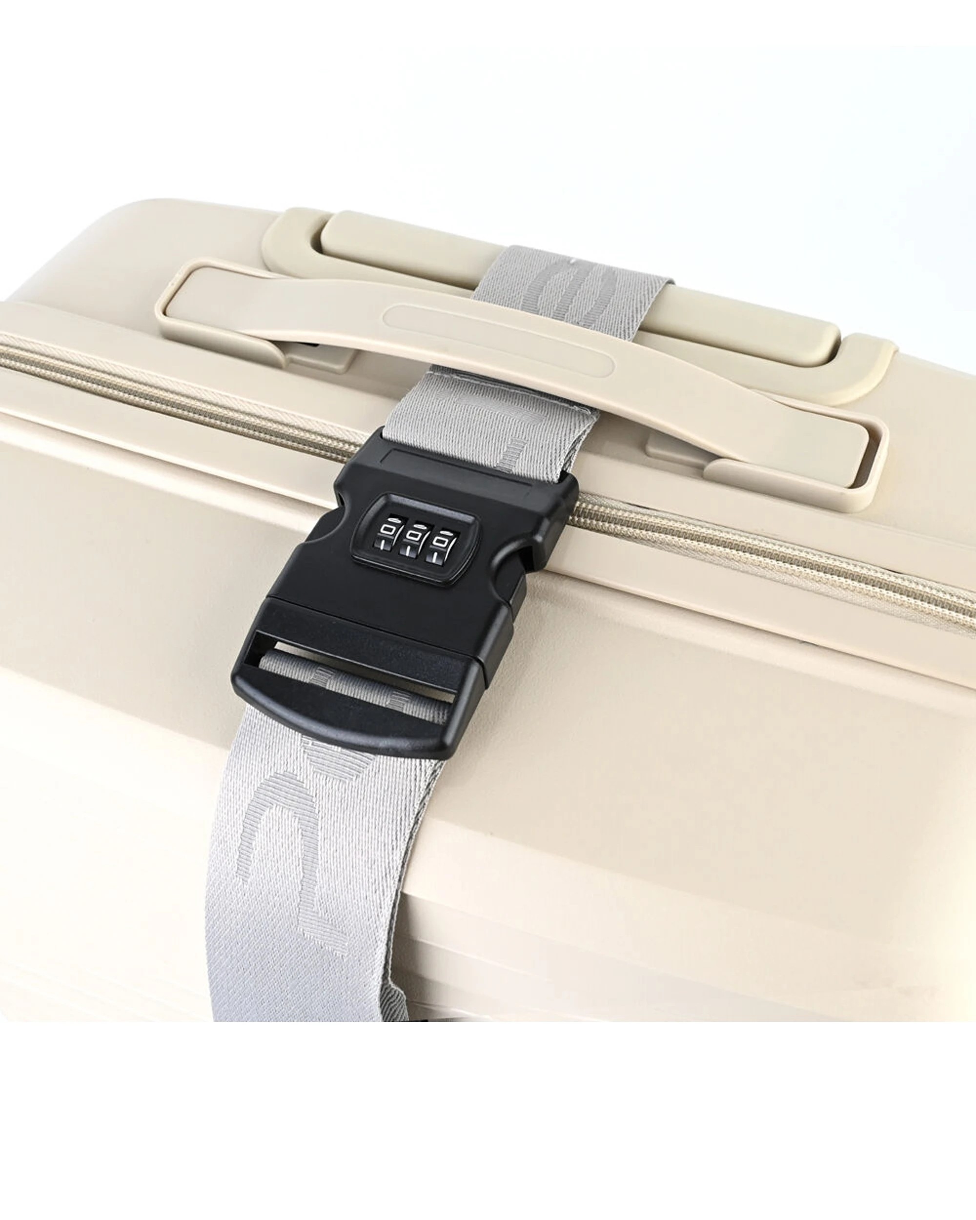 5 Paklite Luggage Strap Accessory With 3 Digit Combination Lock Adjustable 5x184cm - Grey, 5 of 5
