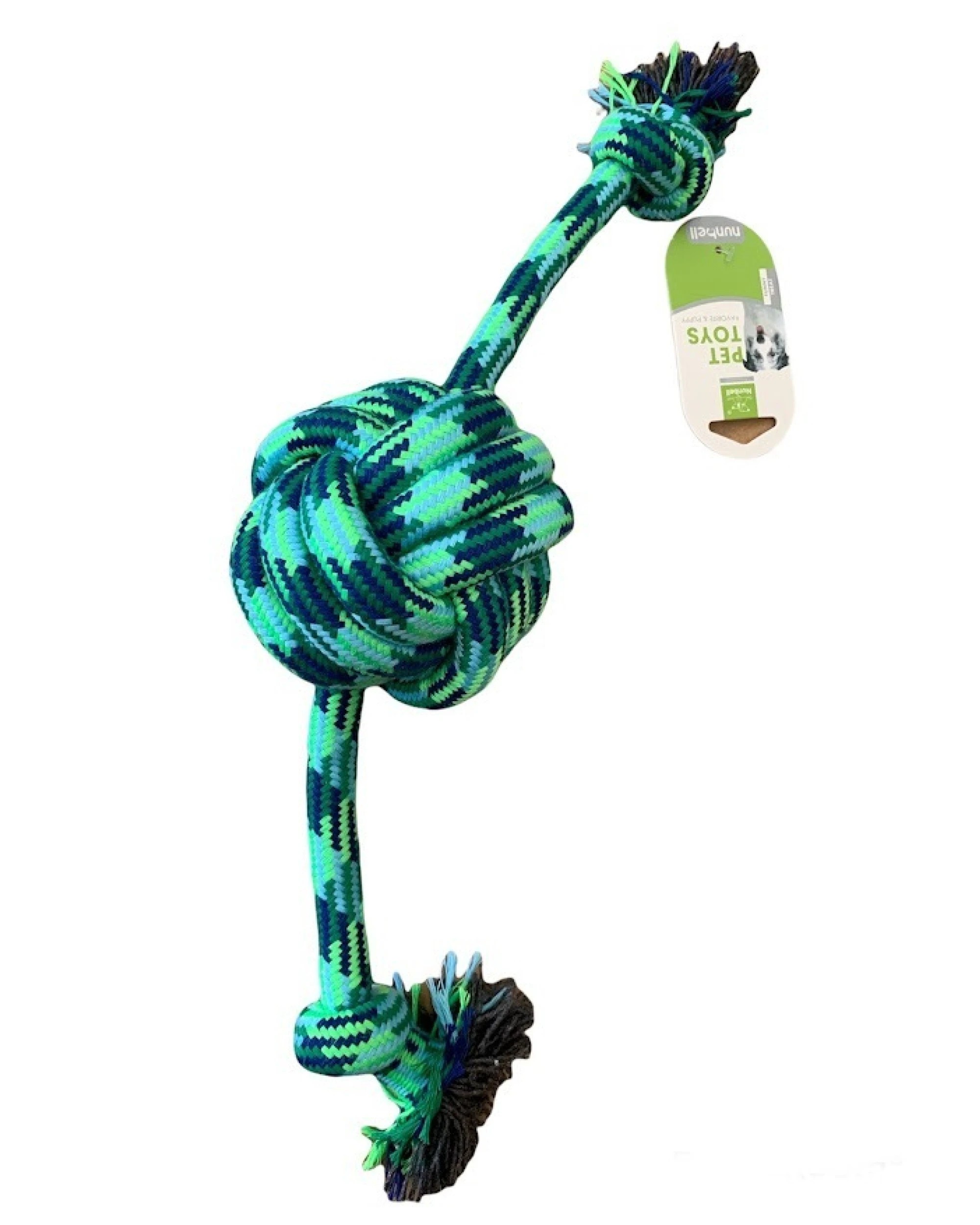 2 BR Pets Large Dog Rope Toy with Eco-Friendly Cotton and Heavy-Duty Knot, 2 of 5
