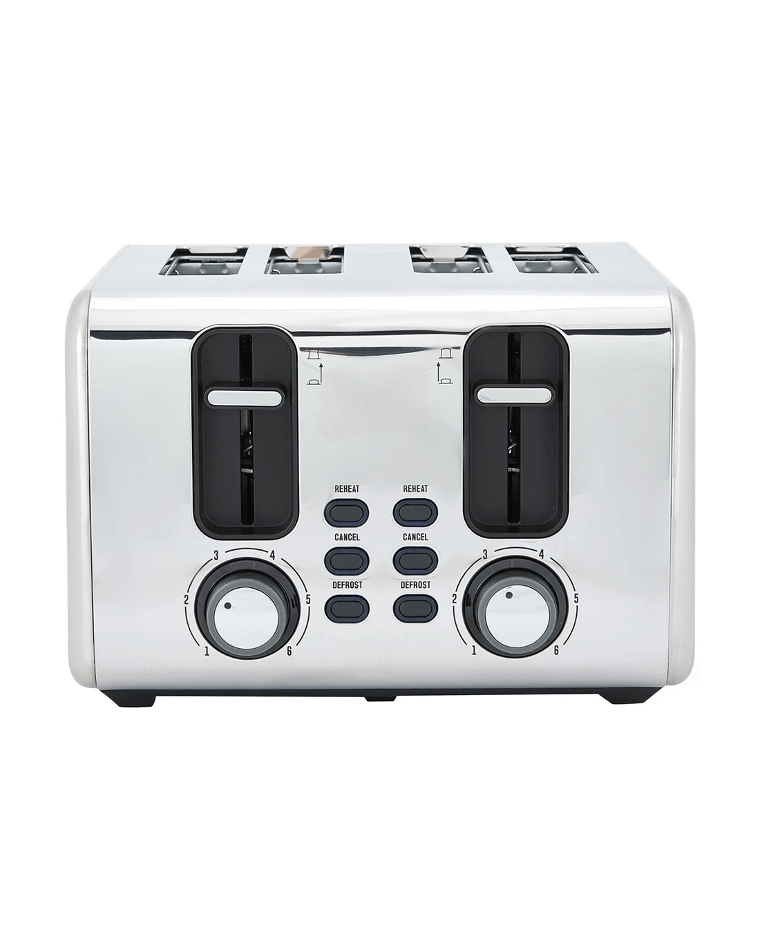 4 4 Slice Stainless Steel Toaster, 4 of 10
