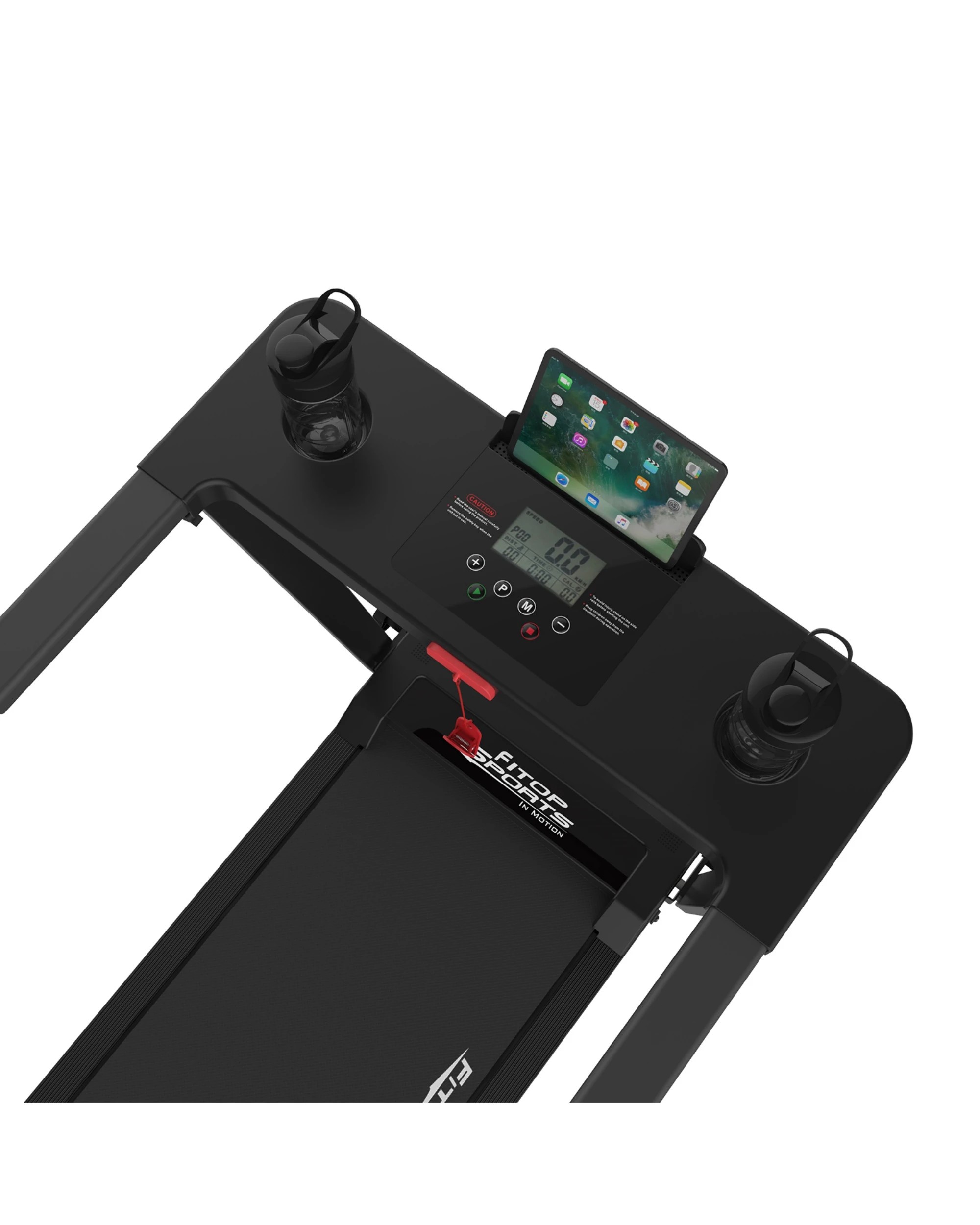 4 Advwin Home Treadmill Folding Walking Running Machine Black - Black, 4 of 6