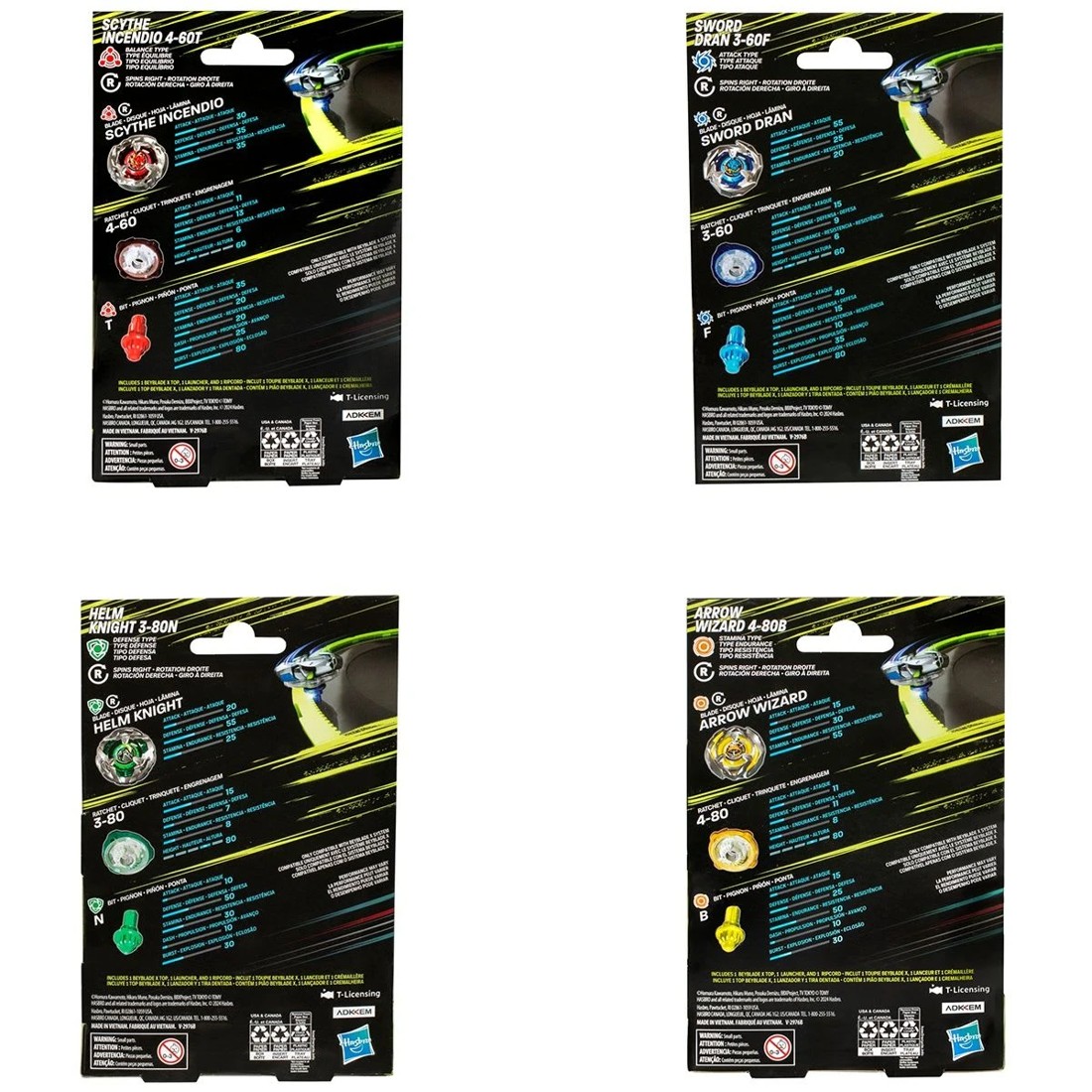 3 Beyblade X Starter Pack - Assorted, 3 of 3