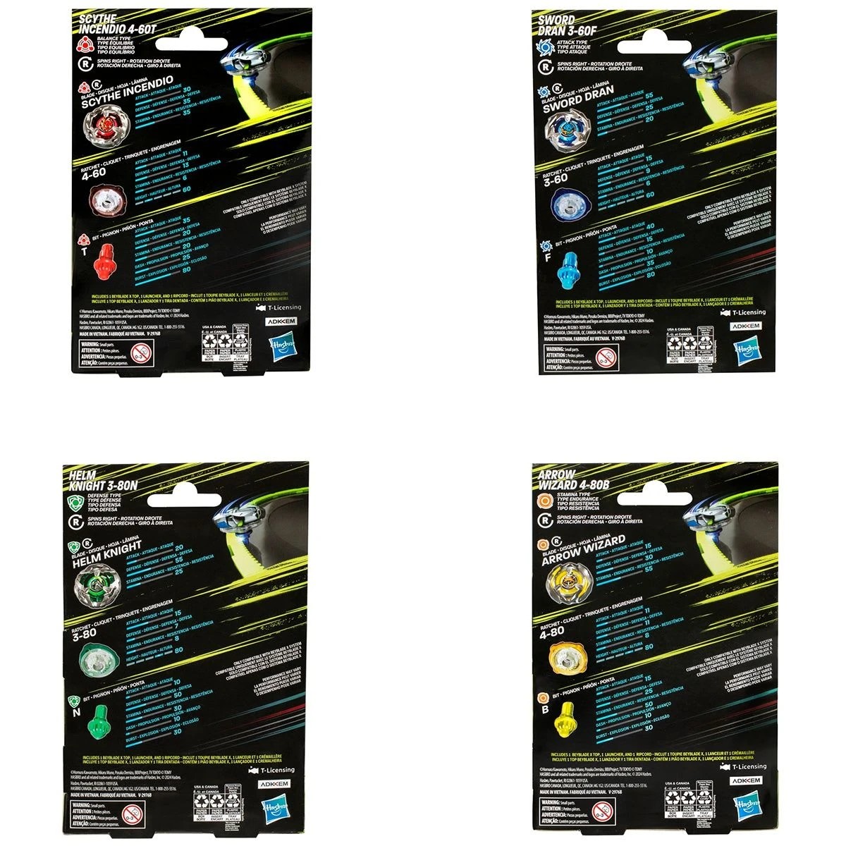 3 Beyblade X Starter Pack - Assorted, 3 of 3