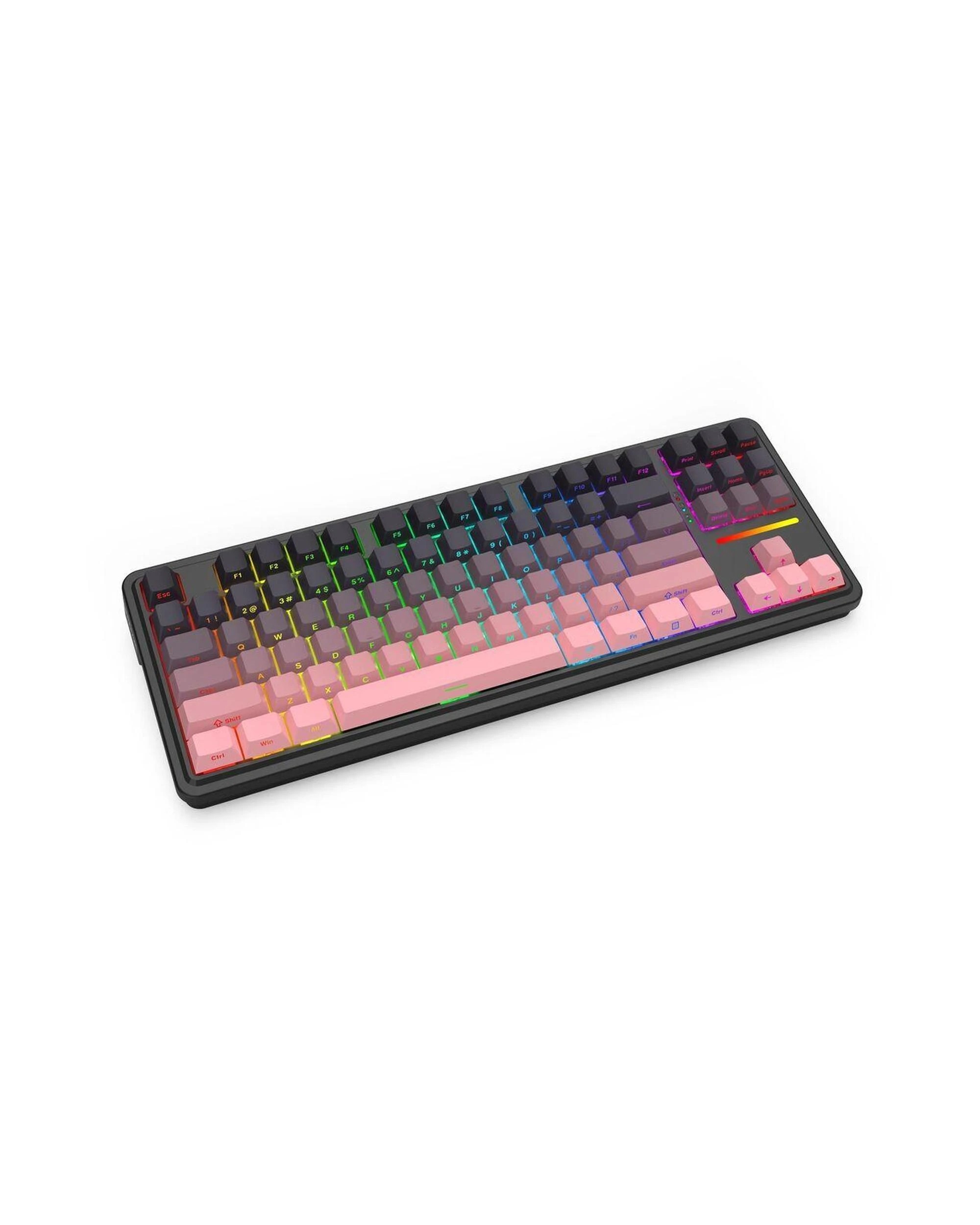 2 Redragon K728SP RGB Pro Pink TKL Gasket Wireless Mechanical Keyboard, 2 of 8