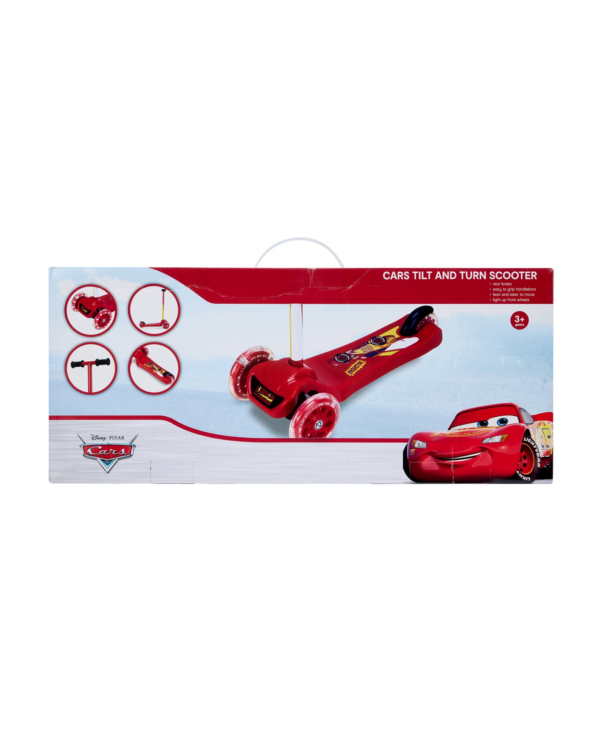 8 Disney Pixar Cars Tilt and Turn Scooter - Red, 8 of 8