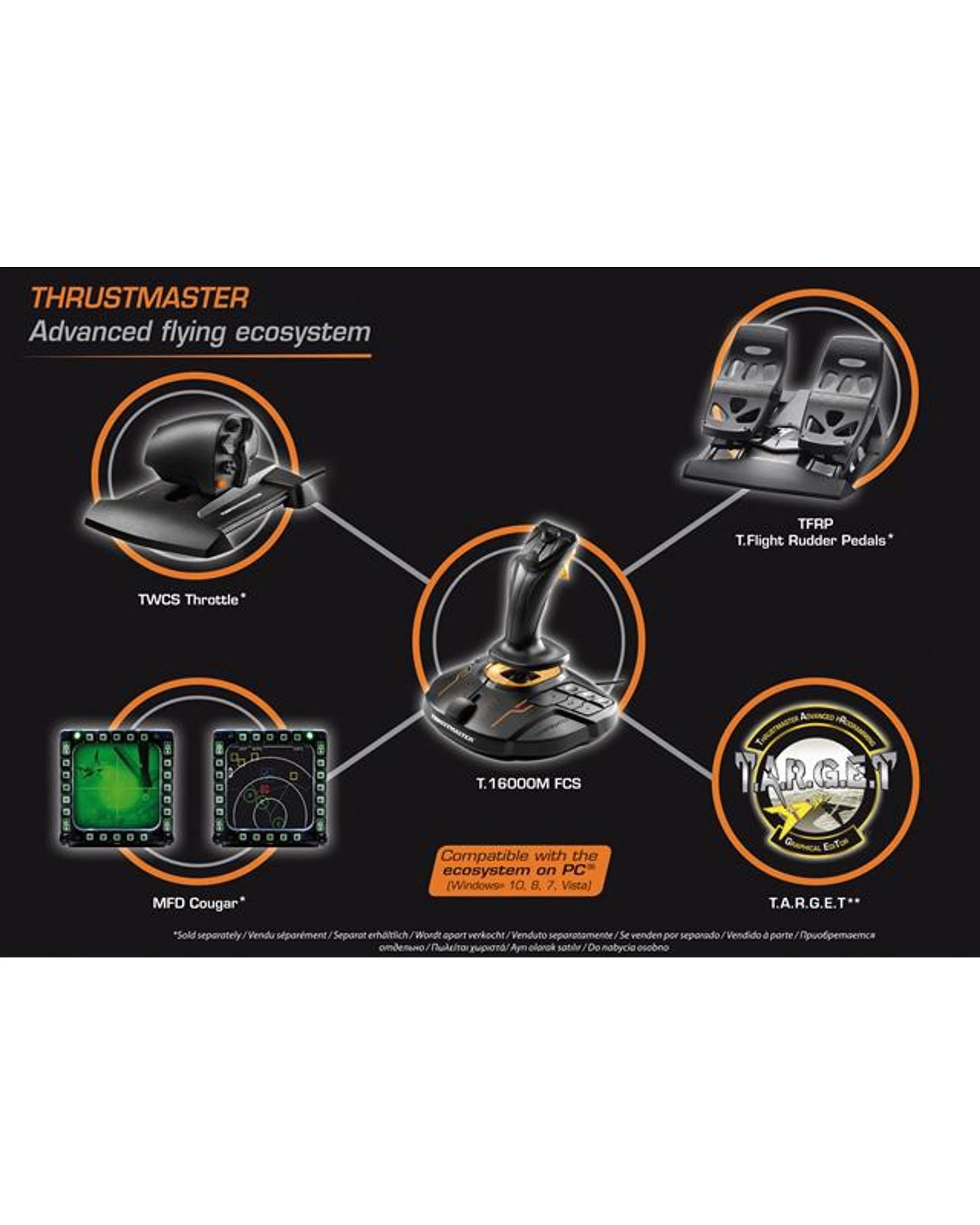 8 Thrustmaster T.16000M FCS Joystick for PC - Multi, 8 of 8