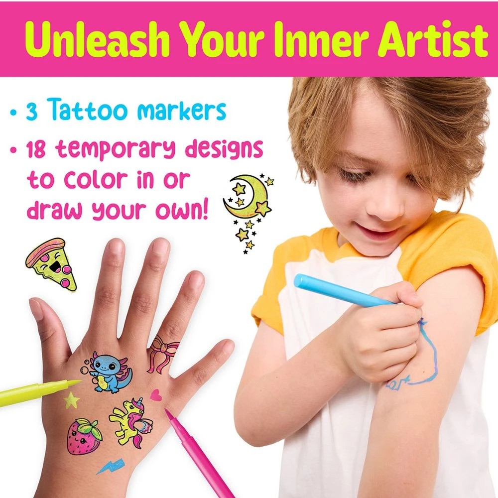 5 Creativity for Kids Colour In Neon Tattoos, 5 of 6