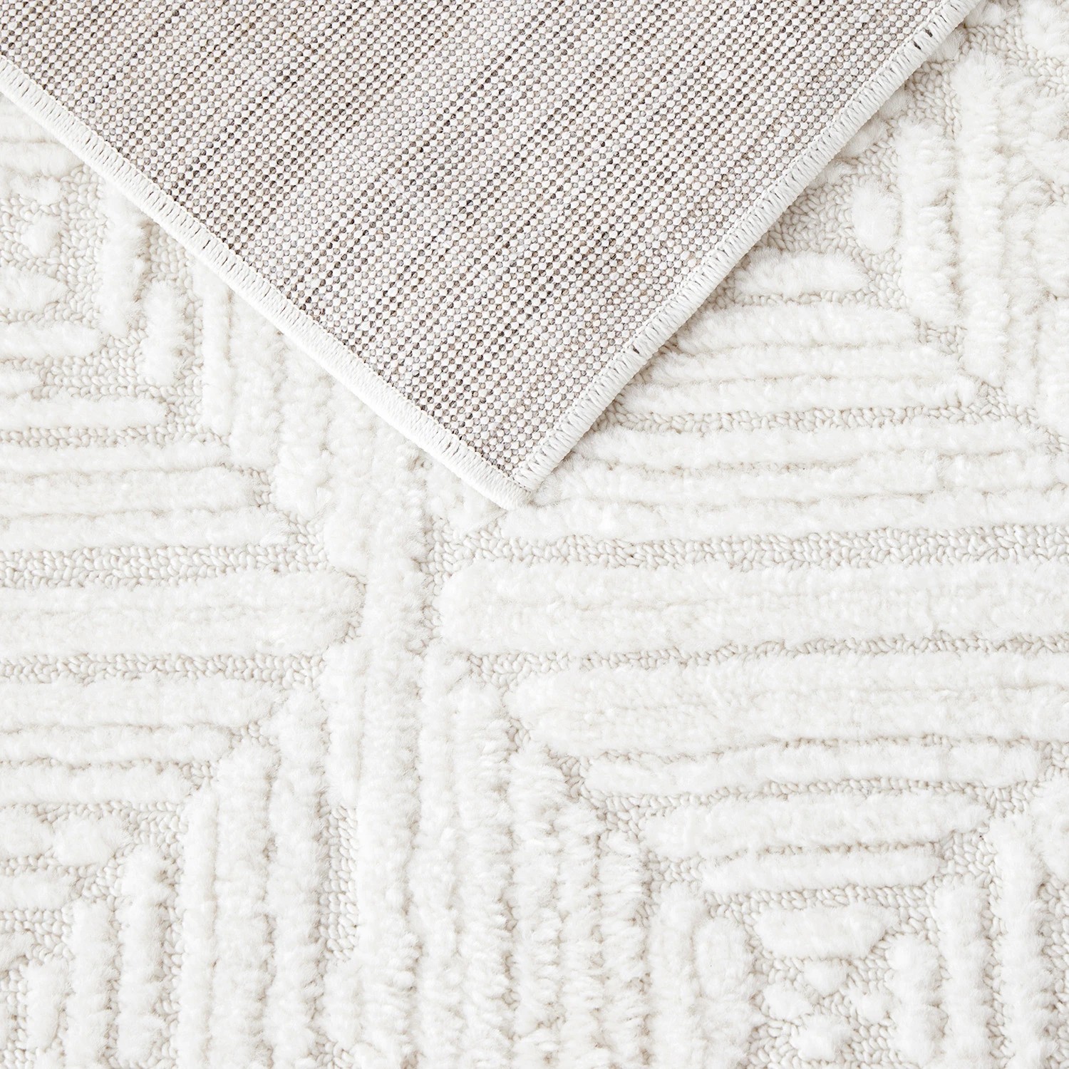 5 Common Ground Rugs Lyrica Shilo 500x80cm - Extra Large Runner Power Loomed Pet Friendly Rug - Natural, 5 of 7