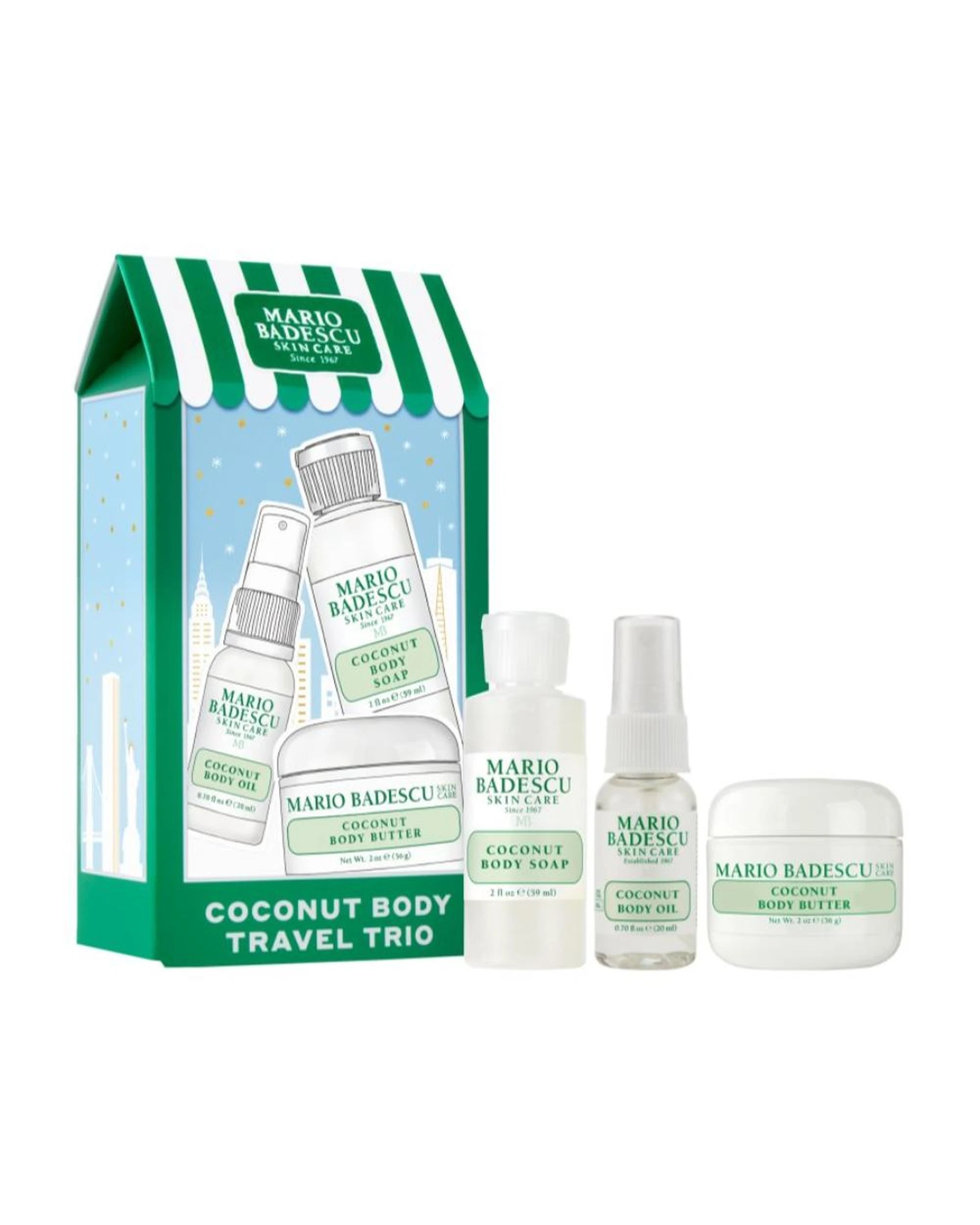 1 Mario Badescu Coconut Body Travel Trio Holiday Gift Set, 1 of 1