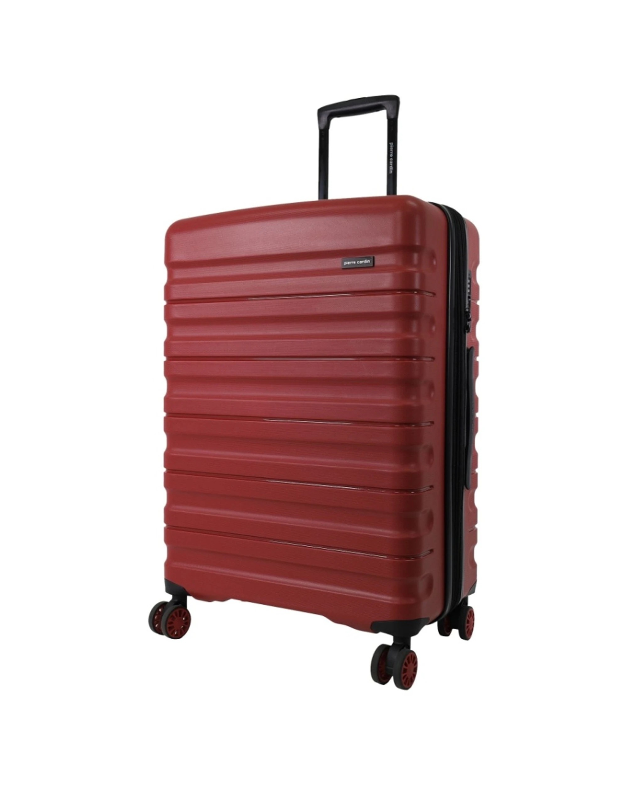 1 Pierre Cardin 4 Wheel Large Hard-Shell Suitcase Travel Luggage 80cm - Red, 1 of 6