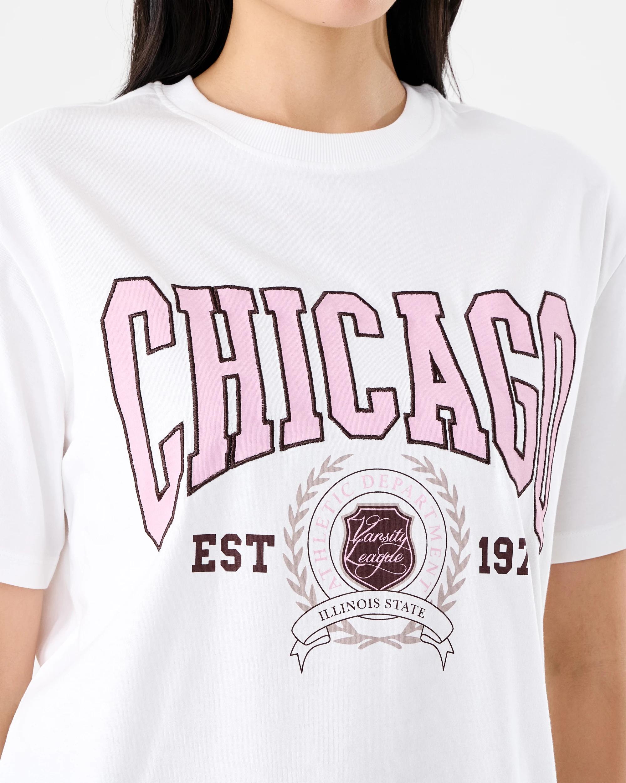 6 Short Sleeve Oversized Boyfriend T-shirt Cldchicago, 6 of 6