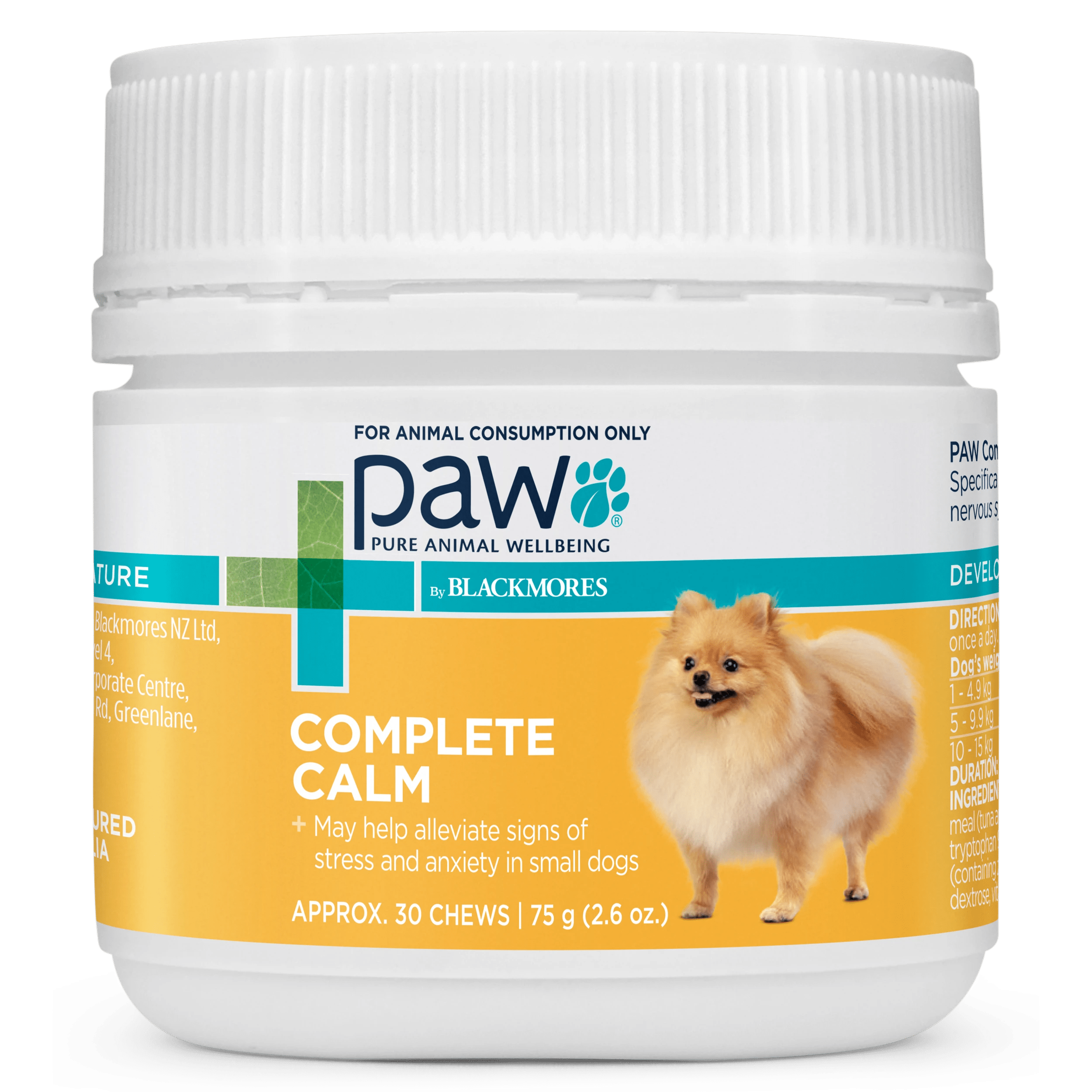 1 Paw Complete Calm Small Dog 30 Chews, 1 of 1