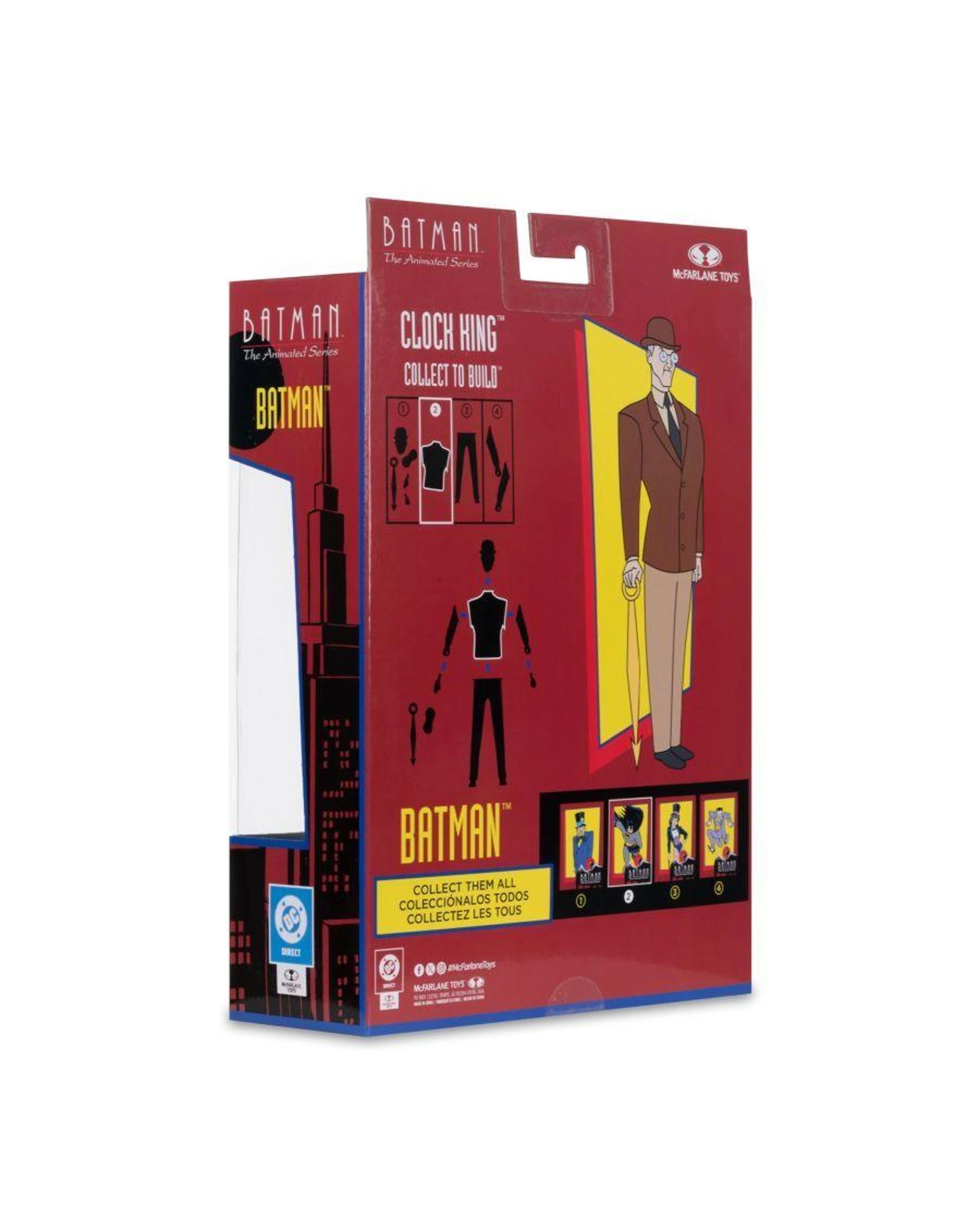 9 McFarlane DC Direct Batman The Animated Series Batman - Expressions -  Build-A 6 inch Figure, 9 of 9