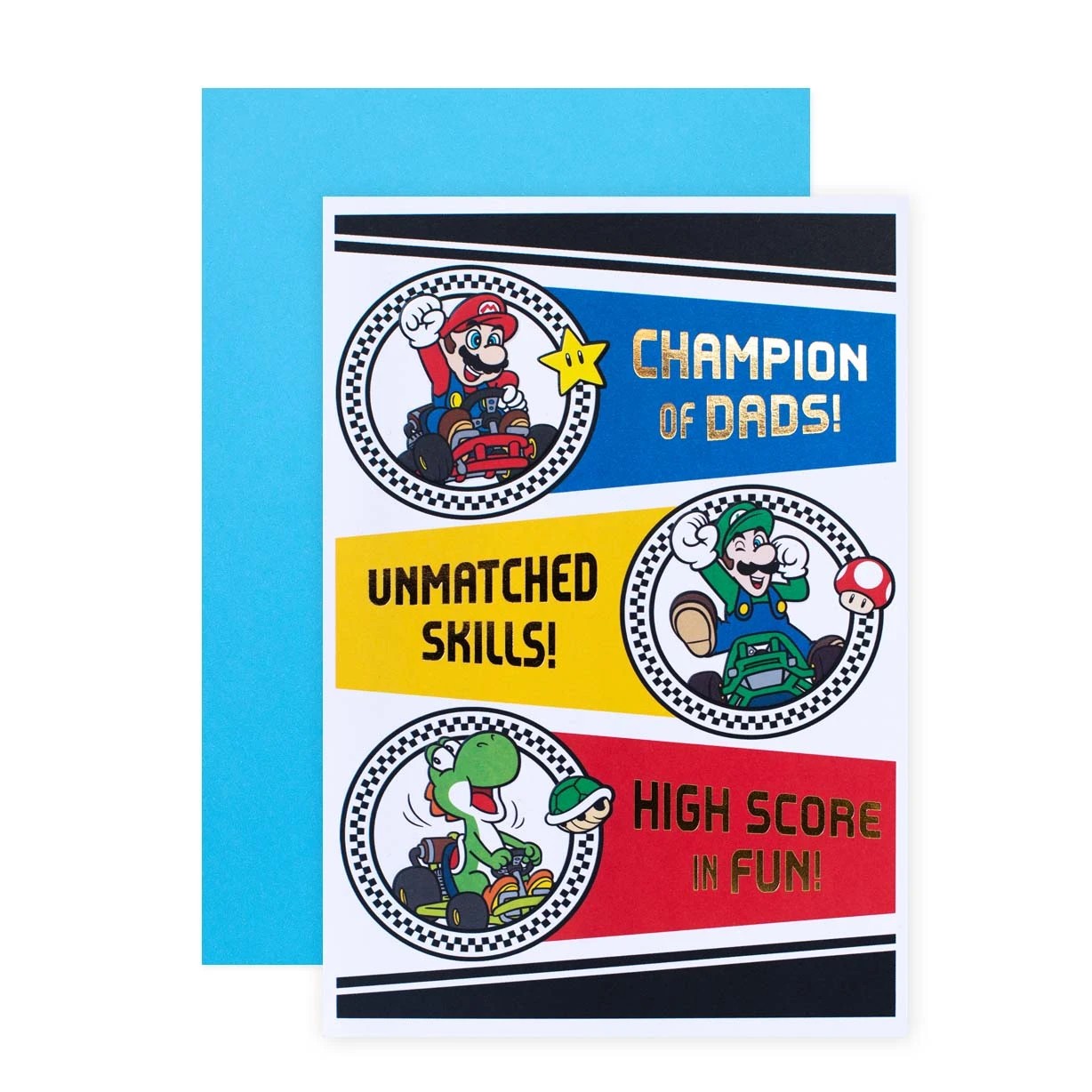 1 Hallmark Father's Day Card - Super Mario Kart, 1 of 4