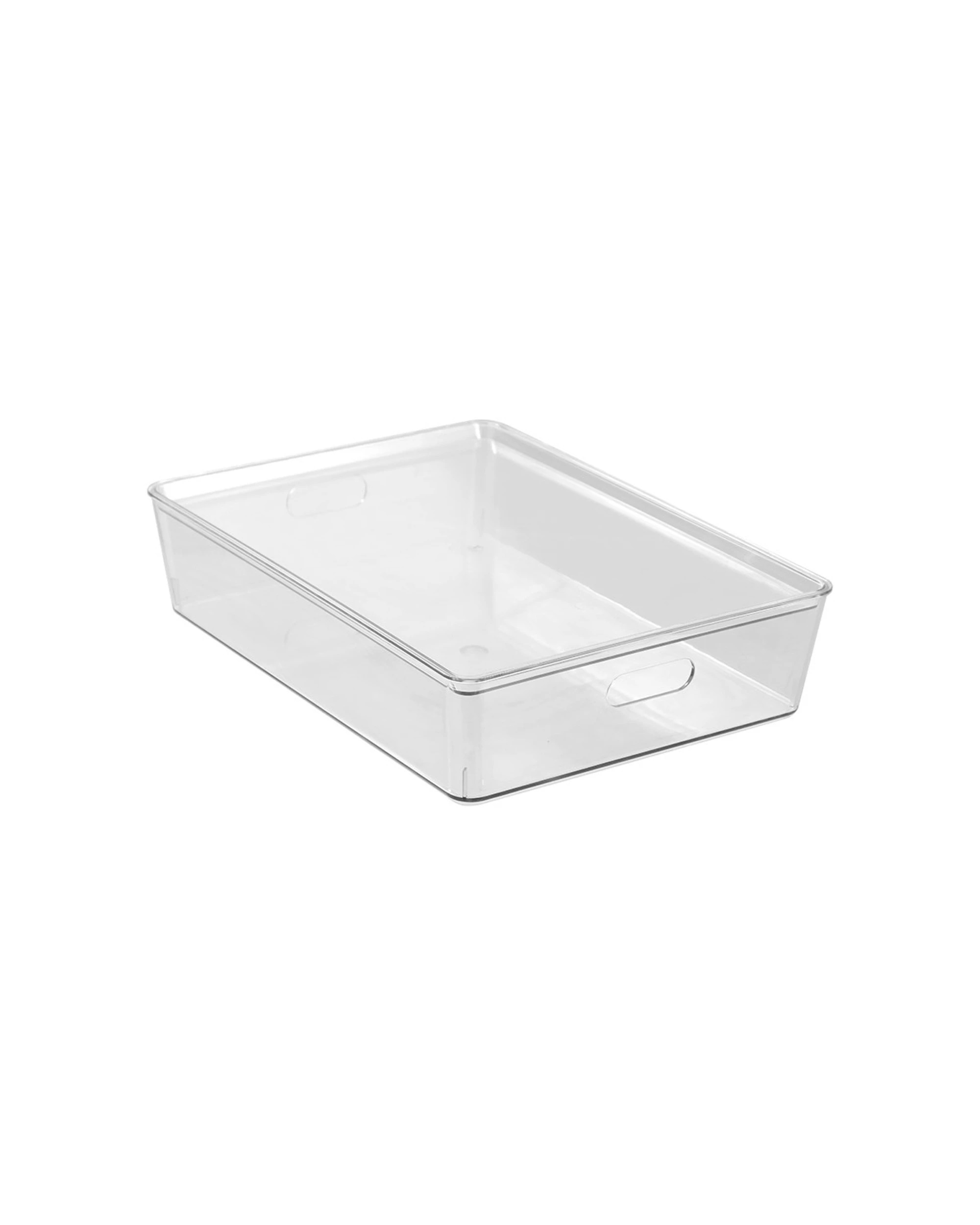 7 Boxsweden 3PK Crystal Lidded Tidy Box Durable Stackable 7L 34x26cm - Clear, 7 of 7