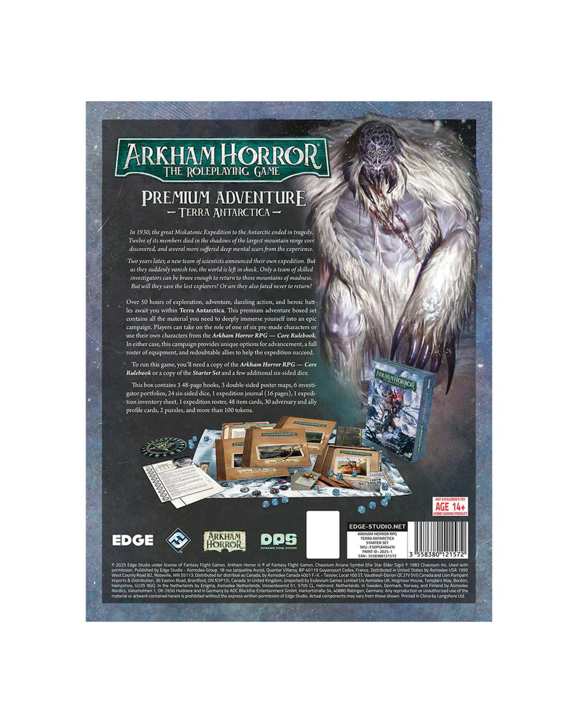 3 Arkham Horror RPG: Terra Antarctica Premium Adventure Expansion, 3 of 3