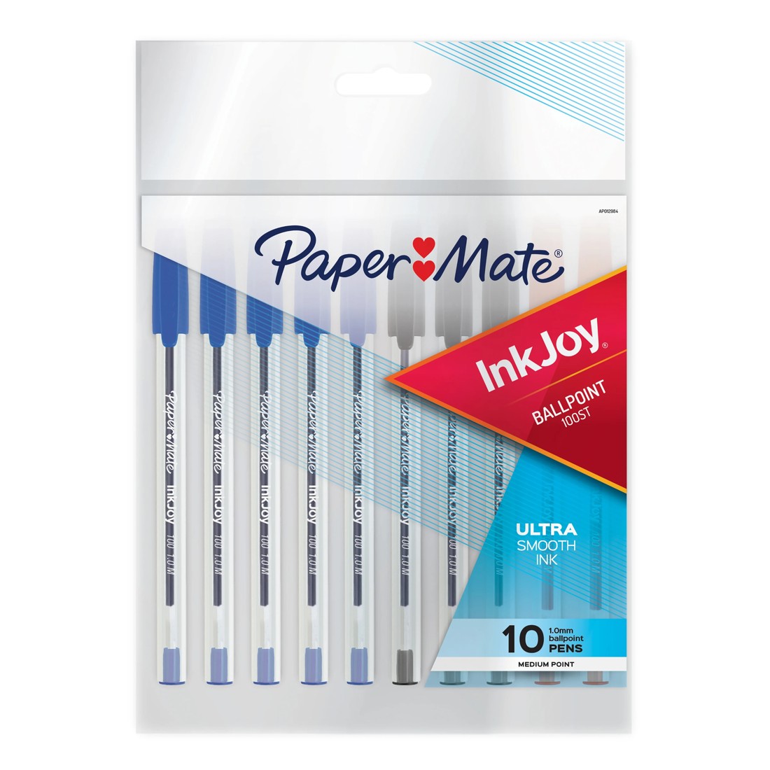 1 10 Pack Paper Mate InkJoy 100ST Ballpoint Pen, 1 of 3
