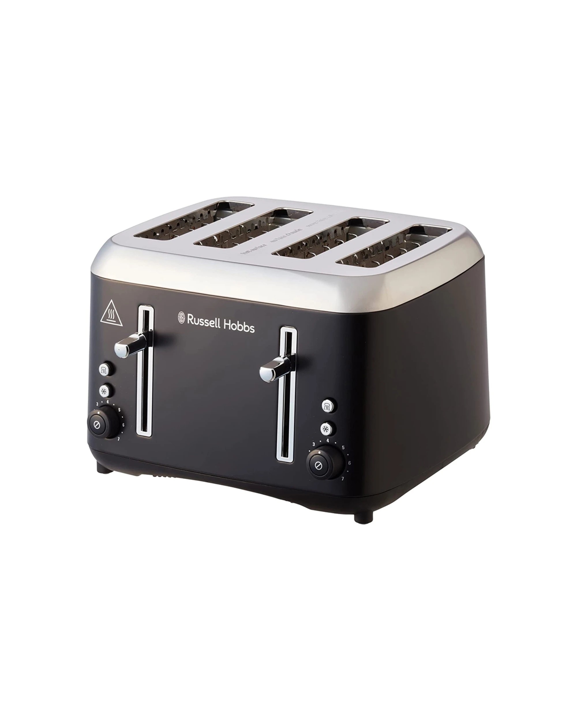 3 Russell Hobbs Rht514blk Addison 4-slice Bread/sandwich Toaster Ss Matte Black - Black, 3 of 5