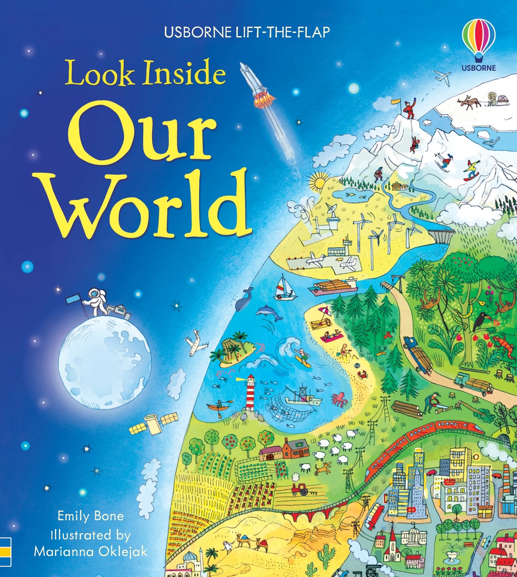 1 Usborne Lift-The-Flap: Look Inside Our World by Emily Bone - Book