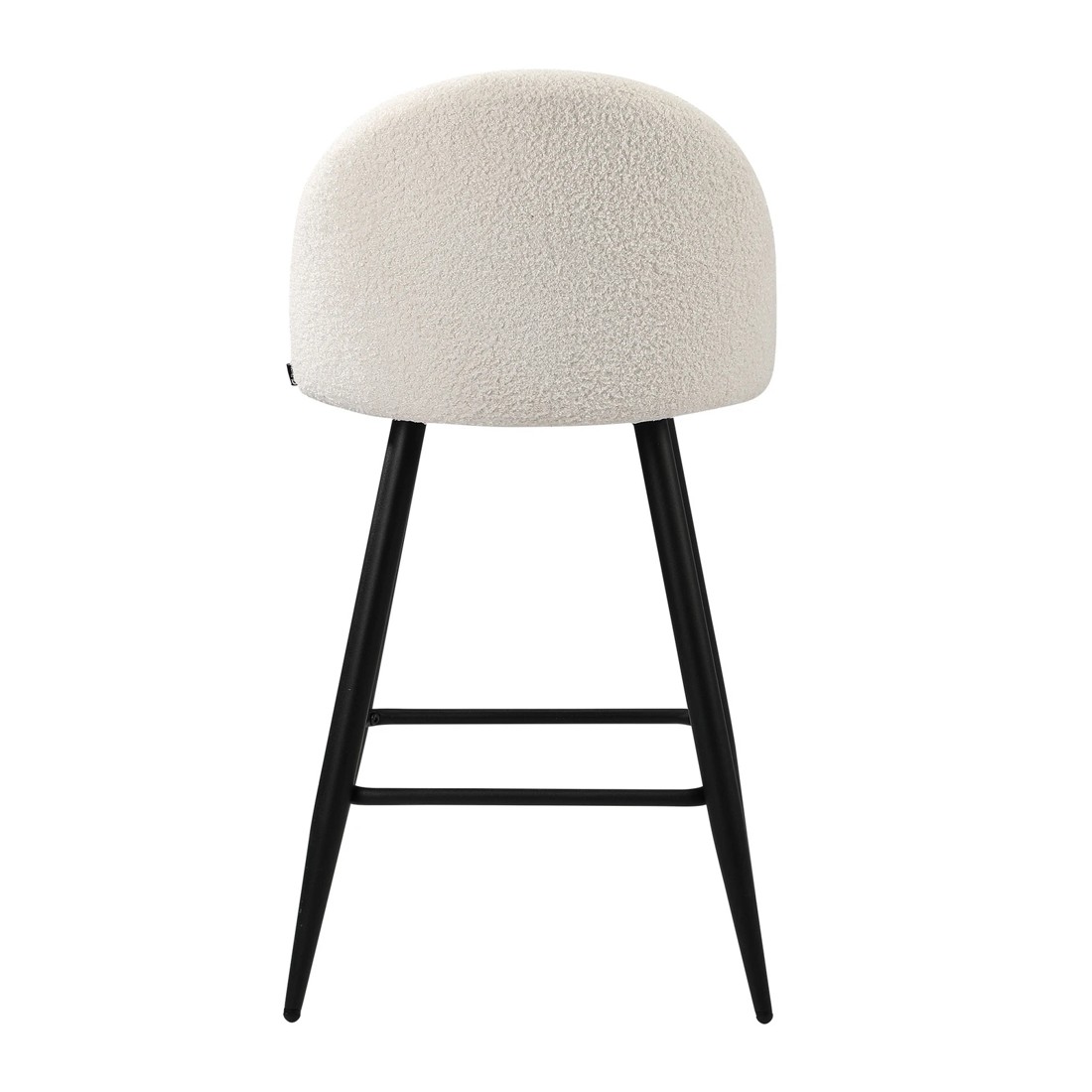 9 Oikiture 4x Bar Stools Kitchen Dining Chairs Counter Stool Boucle Padded
 - White, 9 of 10