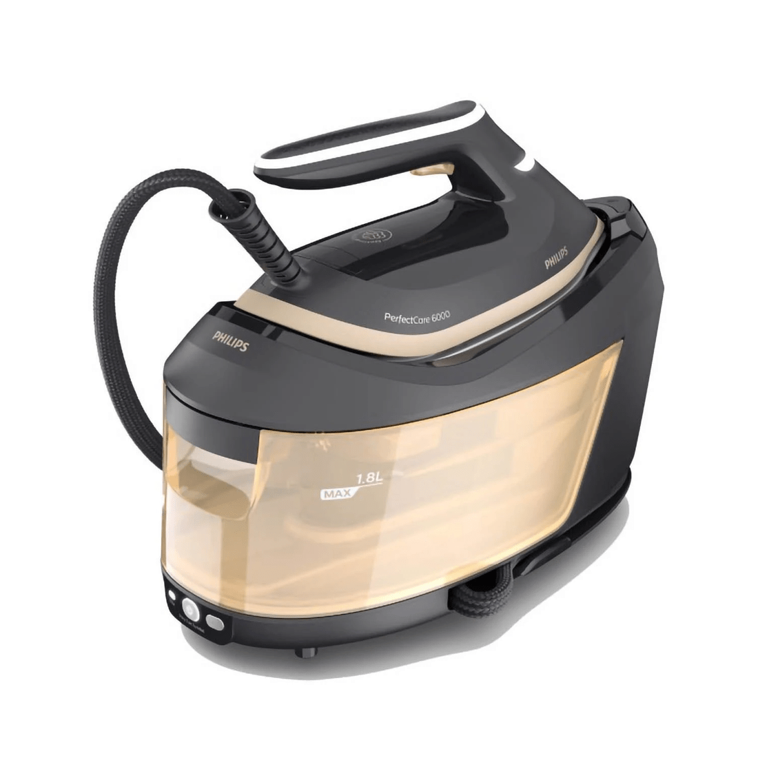 1 Philips PerfectCare 6000 Series Steam Generator - Black/Gold, 1 of 5