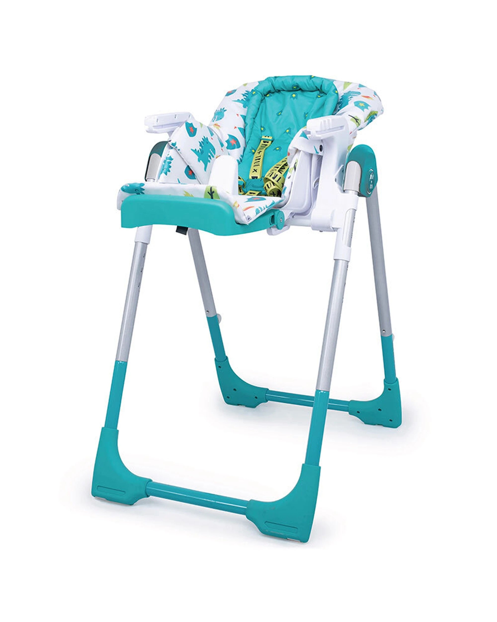 6 Cosatto Noodle Baby Feeding Highchair 0m+ Reclining Seat Adjustable Height Easy Clean Dragon Kingdom - Blue, 6 of 7