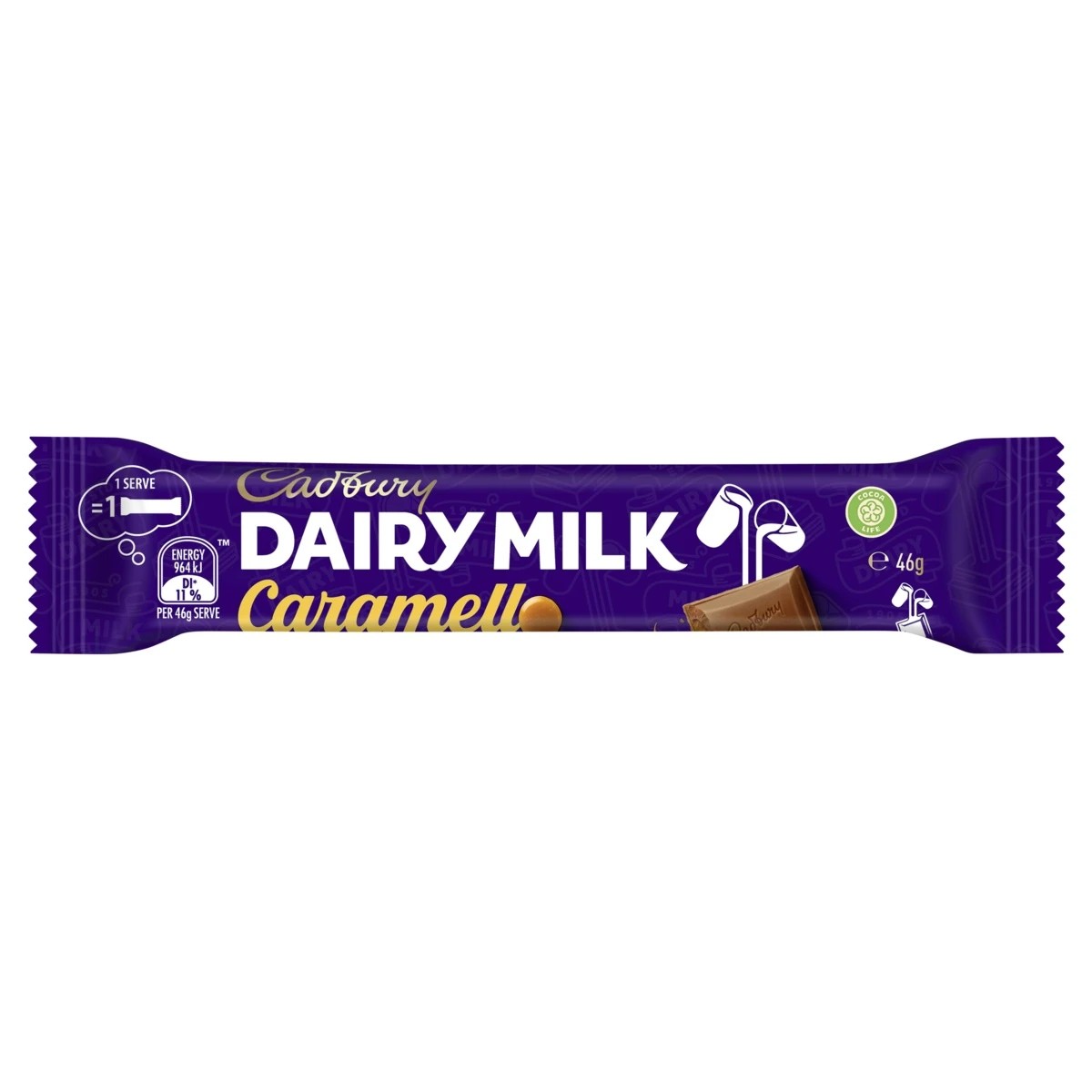 1 Cadbury Dairy Milk Caramello Bar 46g, 1 of 3