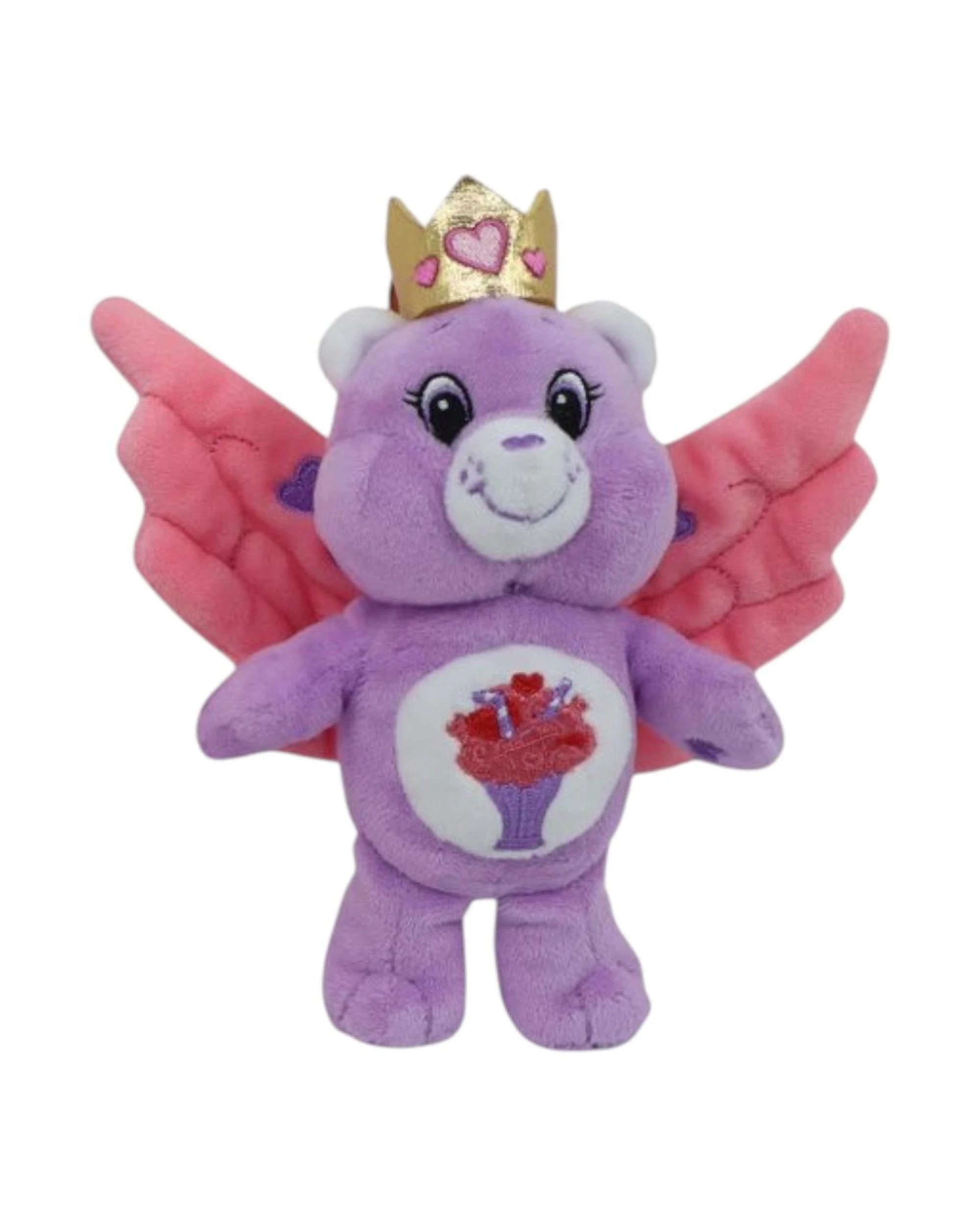 1 Care Bears Share Bear Angel Plush Bag Tag, 1 of 3