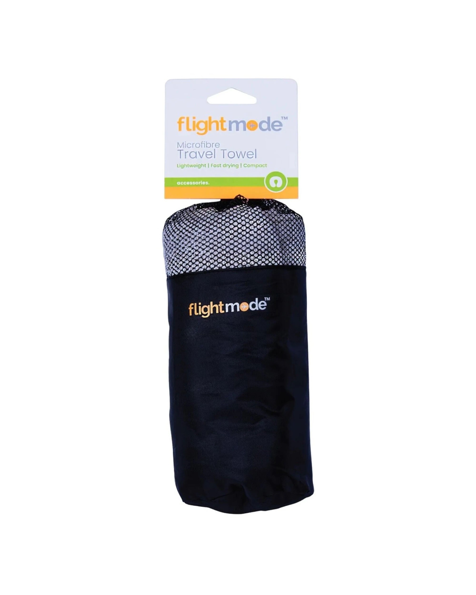 1 Flight Mode Microfibre Travel Towel Fast Drying Gym Sport Camping Swimming Hiking Workout, 1 of 2