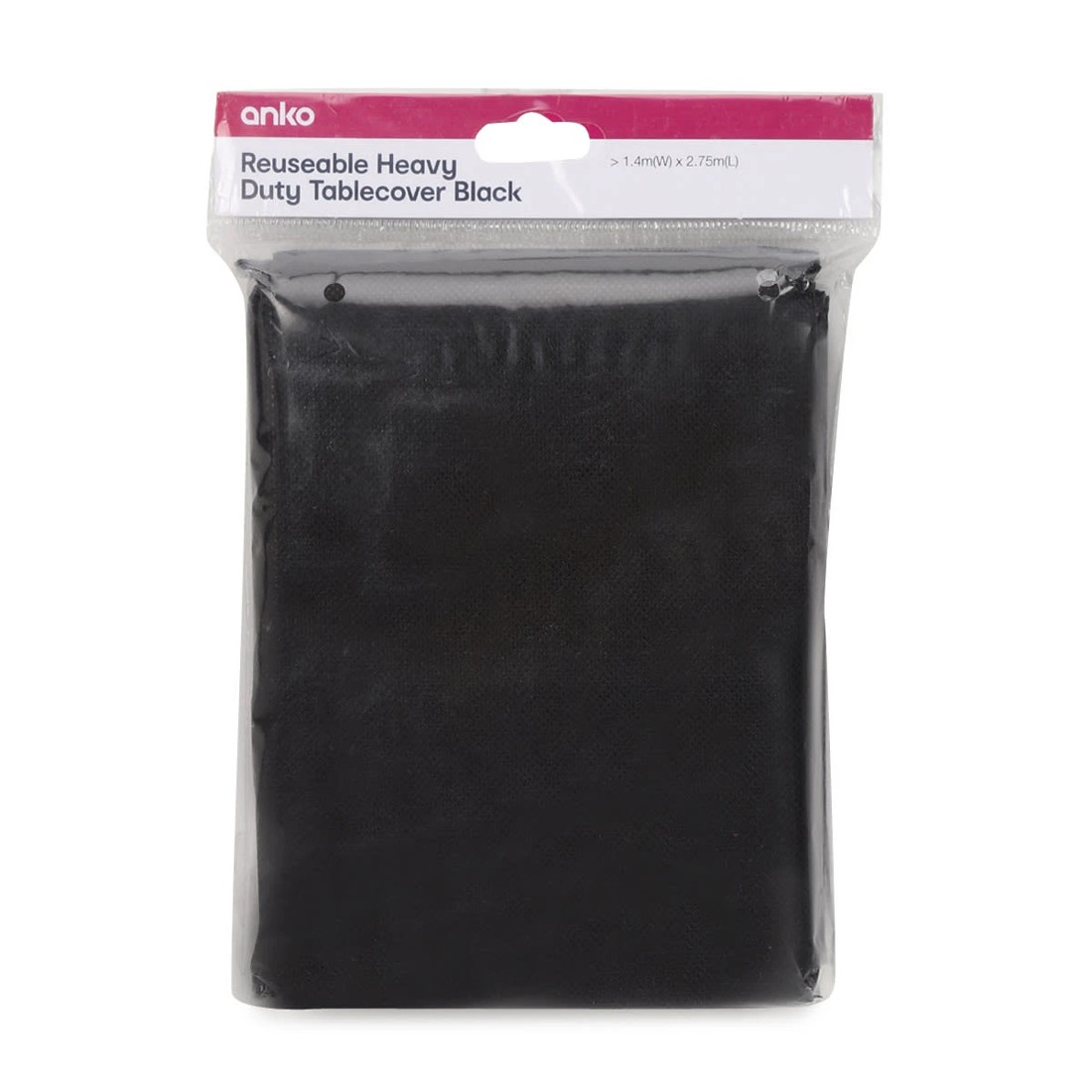 3 Reusable Heavy Duty Black Tablecover, 3 of 3